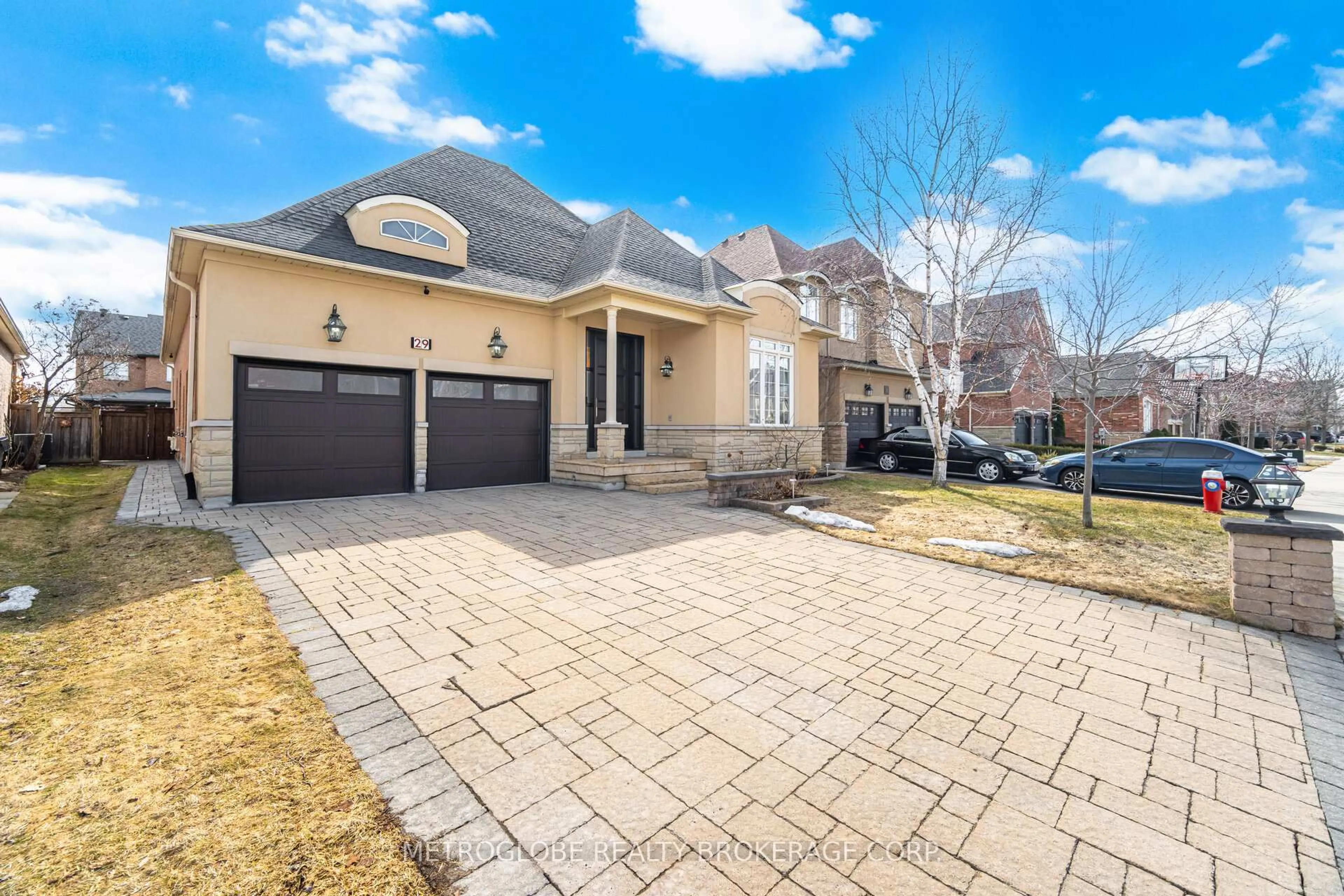 Home with brick exterior material, street for 29 Fontainebleu Rd, Brampton Ontario L6P 1Z1