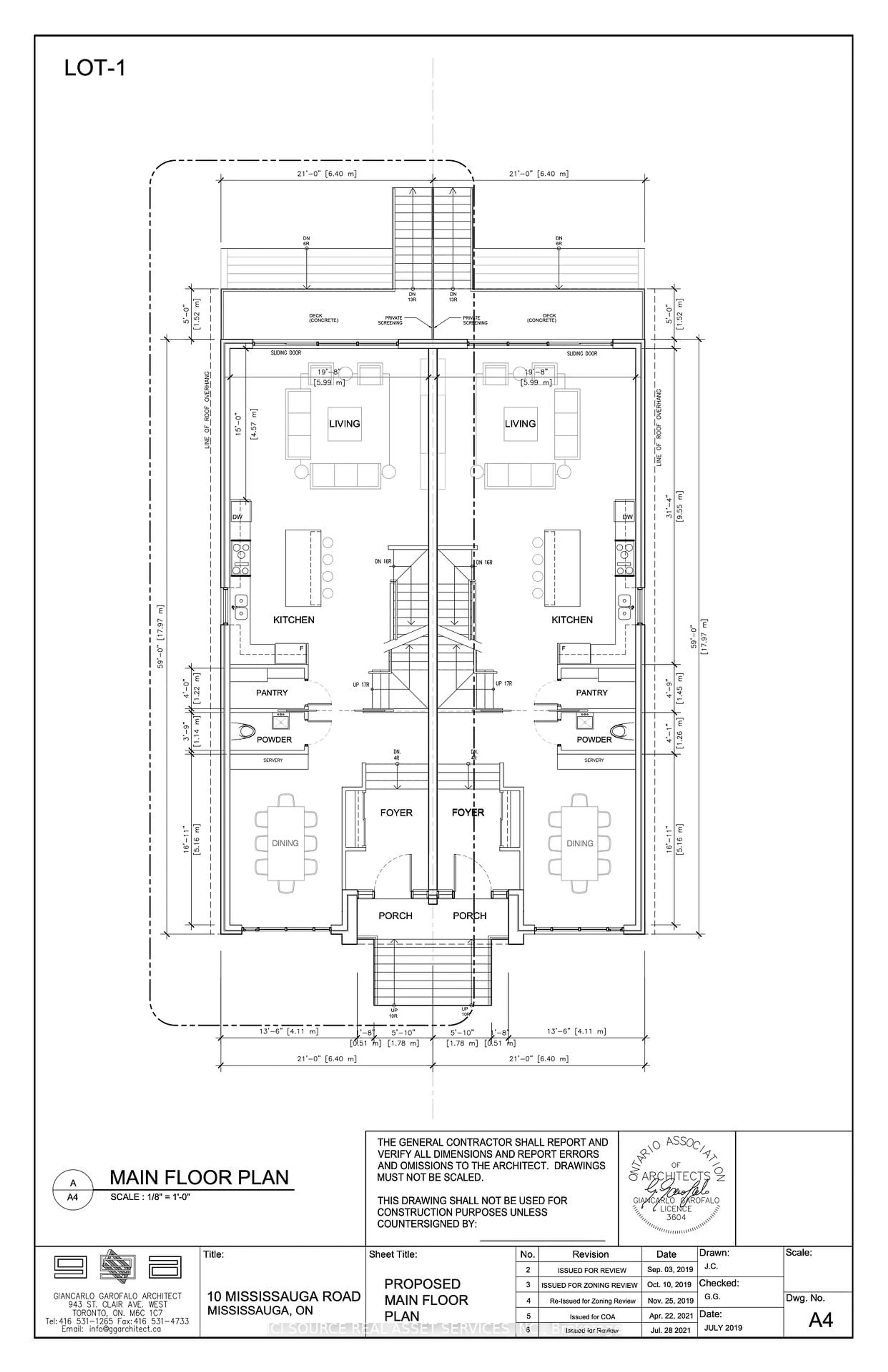 Floor plan for 8/10 Mississauga Rd, Mississauga Ontario L5H 2H4
