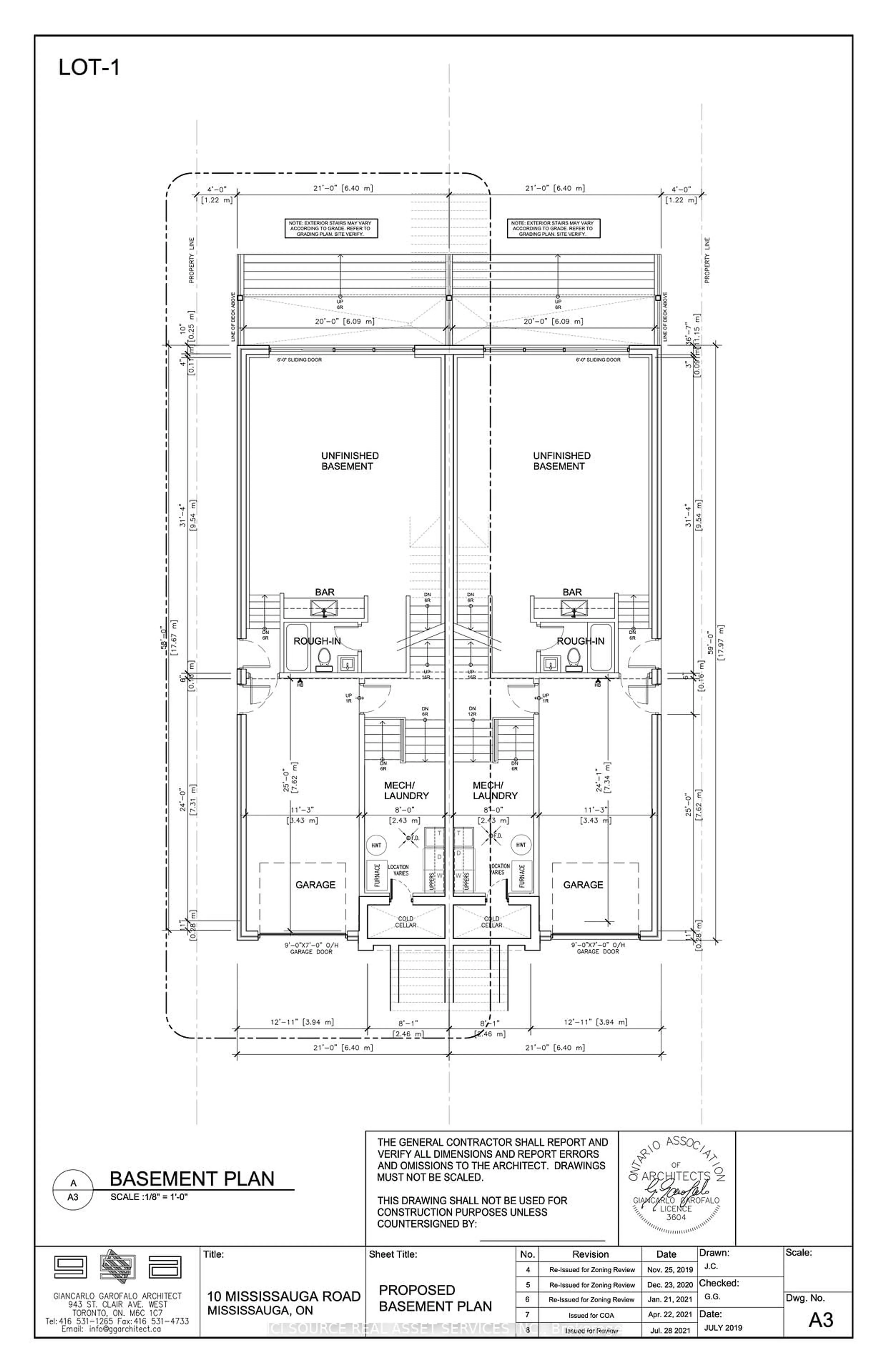 Floor plan for 8/10 Mississauga Rd, Mississauga Ontario L5H 2H4