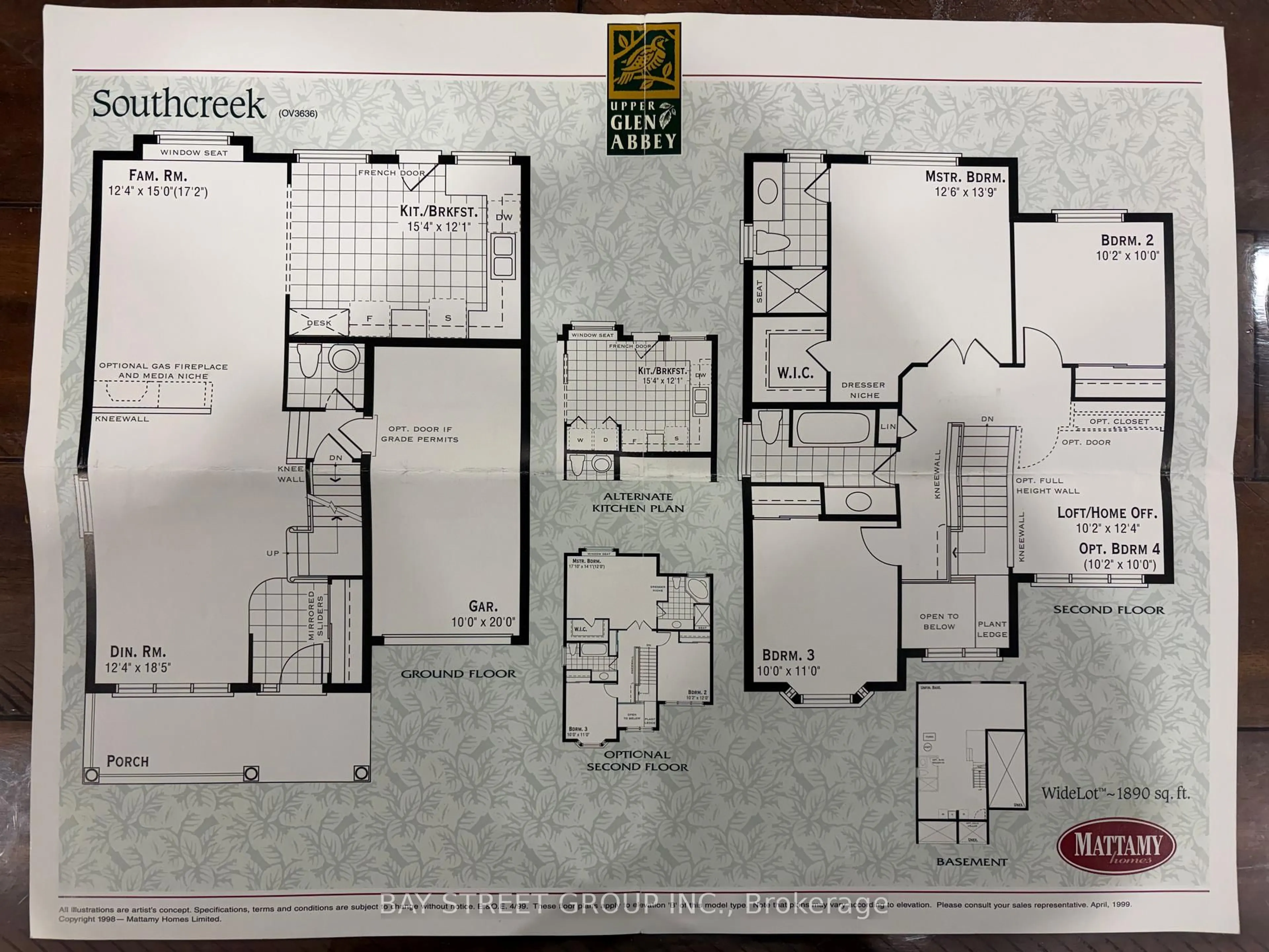 Floor plan for 1356 Ridgebank Dr, Oakville Ontario L6M 4A6