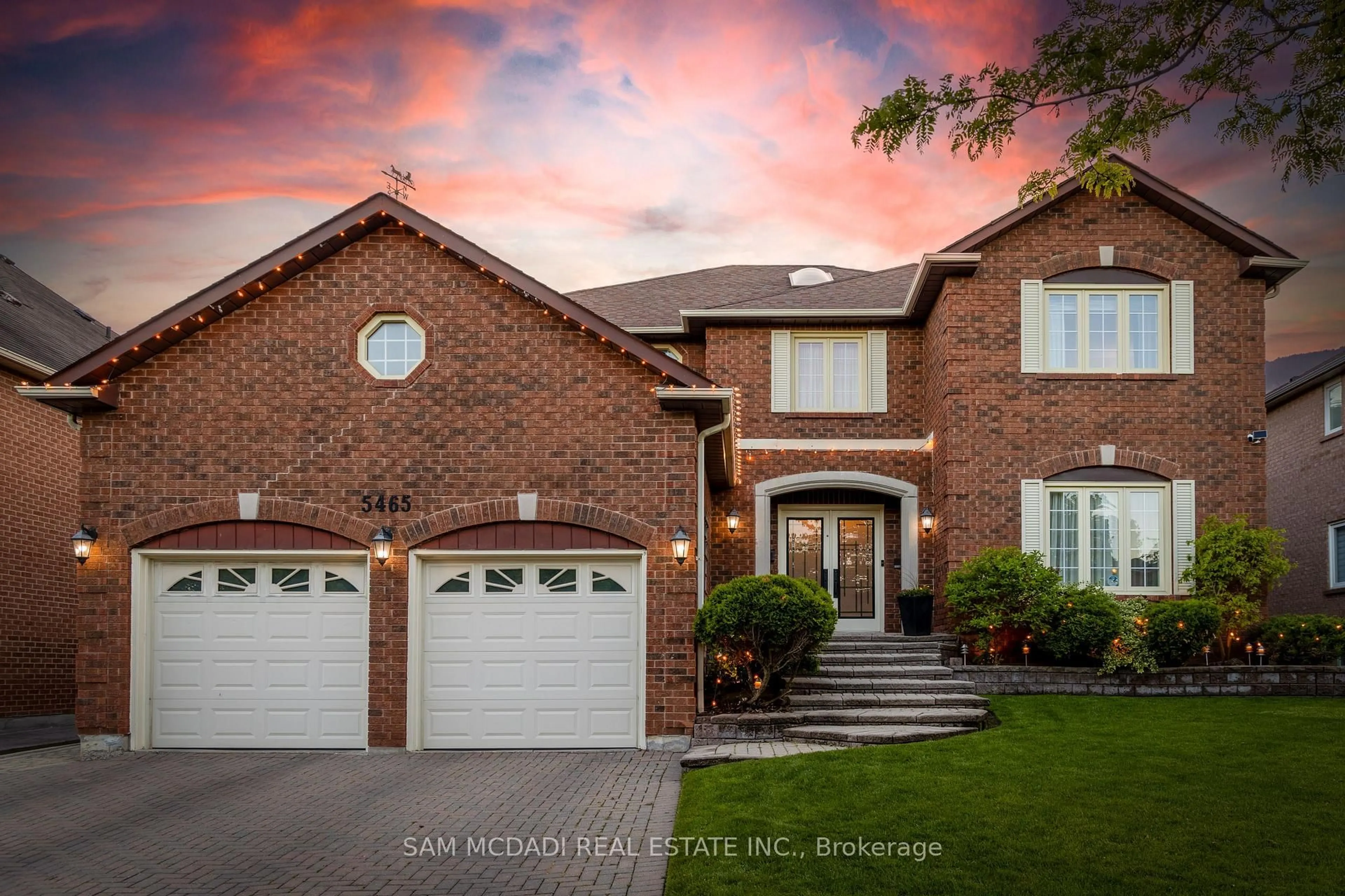 Home with brick exterior material, street for 5465 Shorecrest Cres, Mississauga Ontario L5M 4Y6