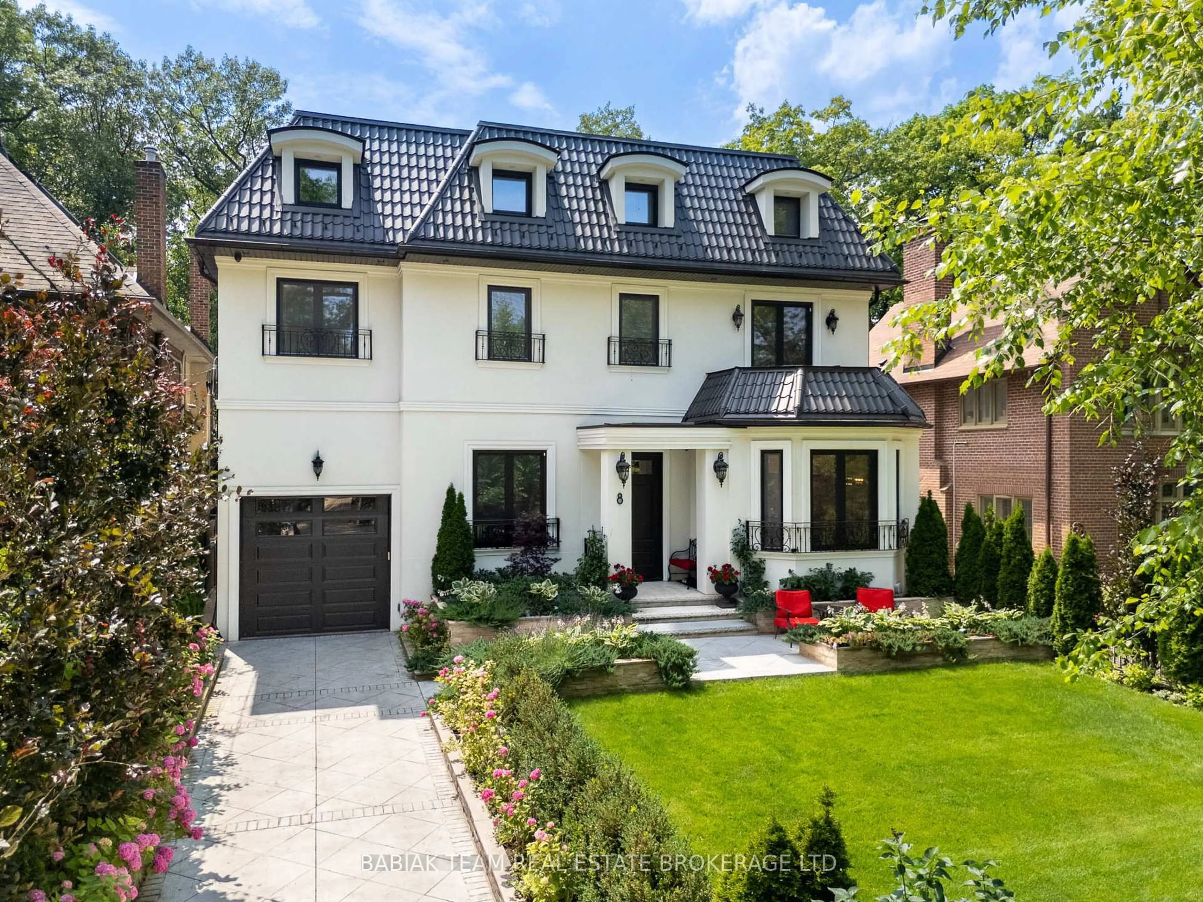 Home with brick exterior material, street for 8 Baby Point Terr, Toronto Ontario M6S 4S4