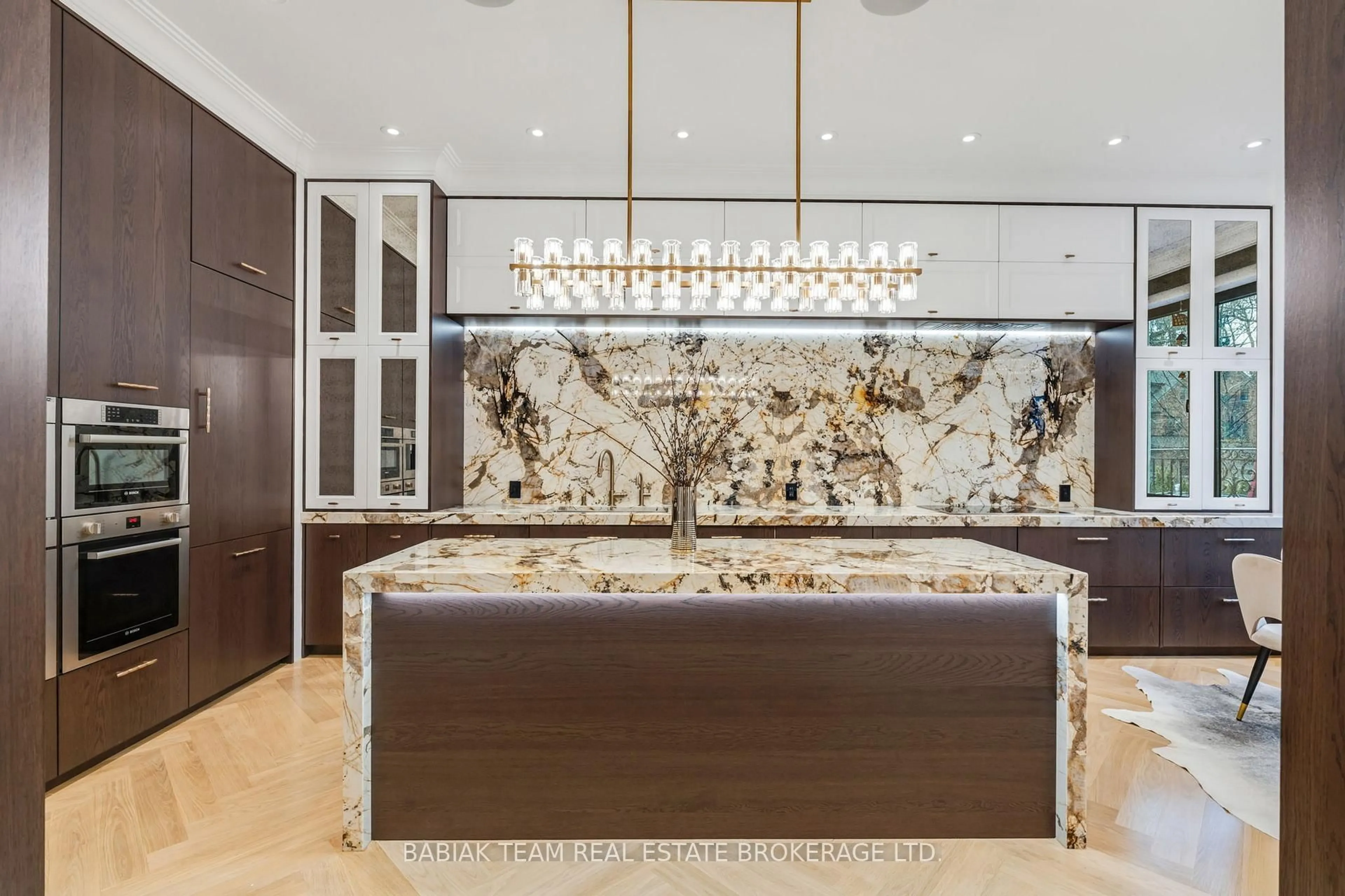 Contemporary kitchen, ceramic/tile floor for 8 Baby Point Terr, Toronto Ontario M6S 4S4