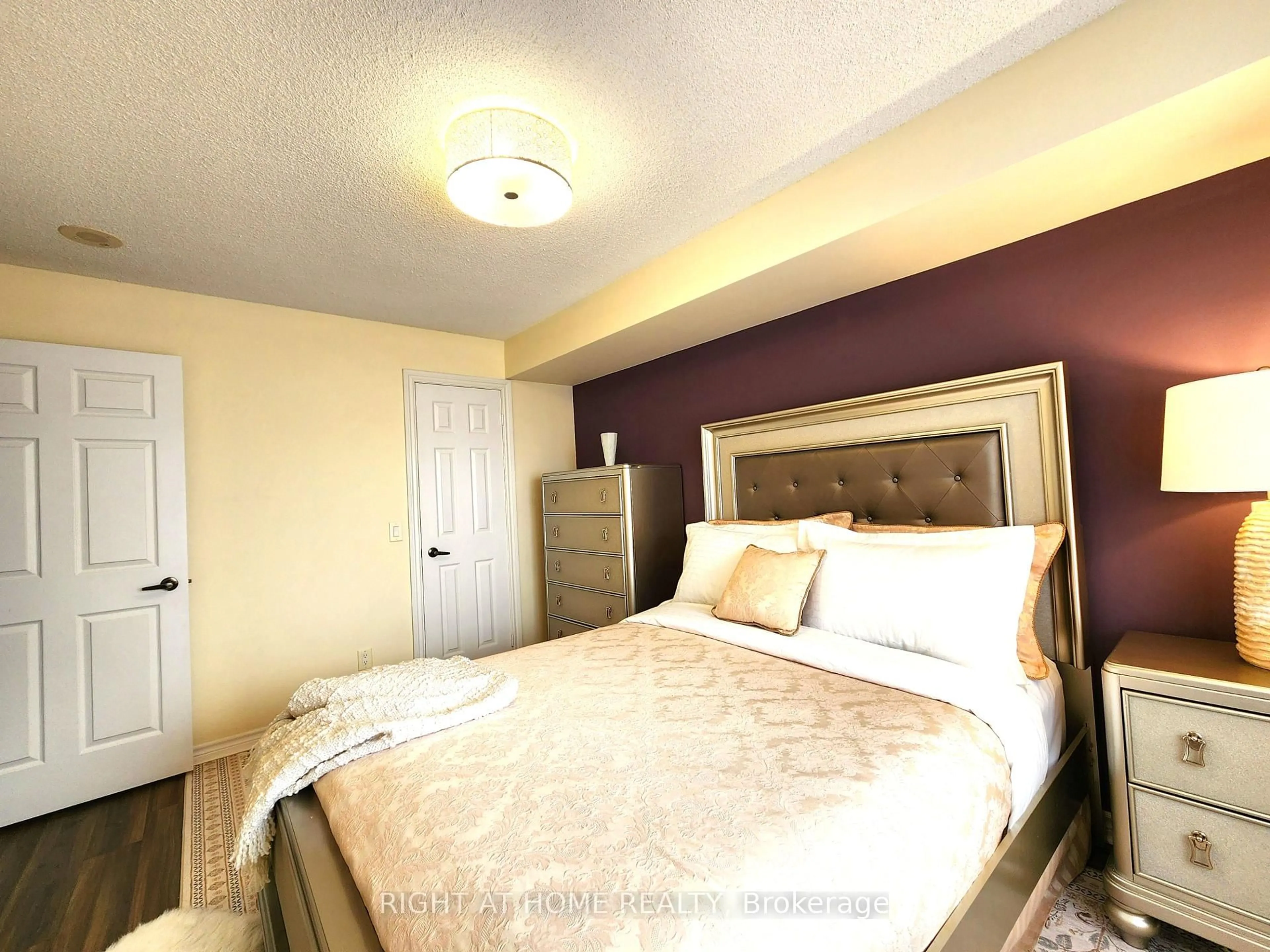 Bedroom with bed, unknown for 700 Humberwood Blvd #2422, Toronto Ontario M9W 7J4