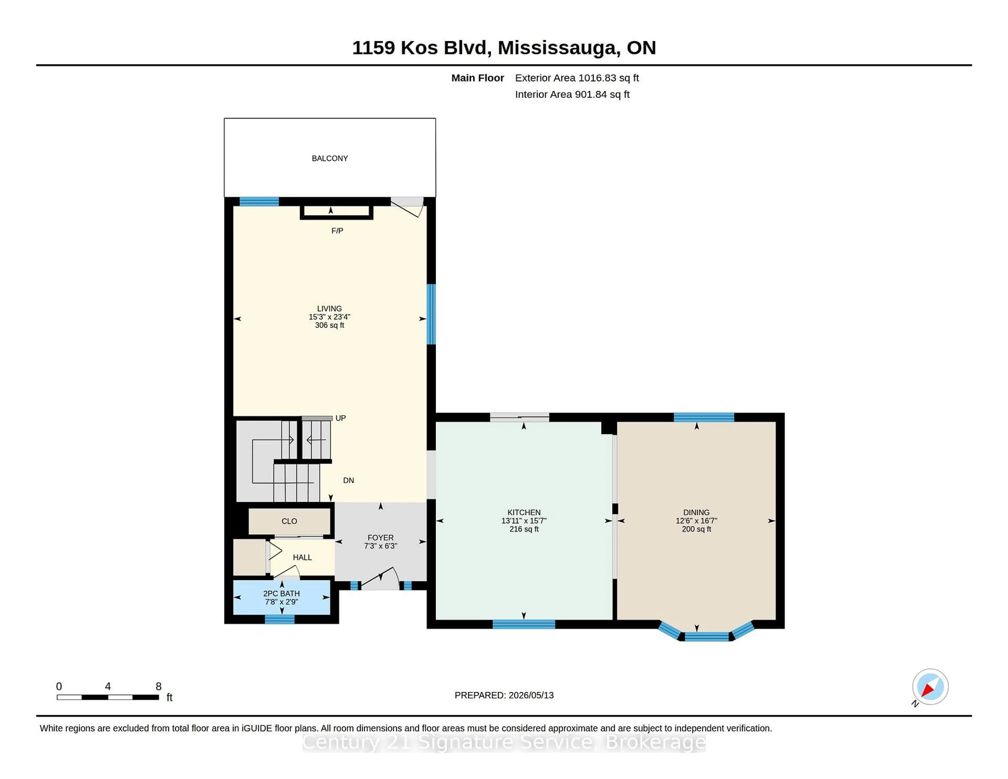 Floor plan for 1159 Kos Blvd, Mississauga Ontario L5J 4L3