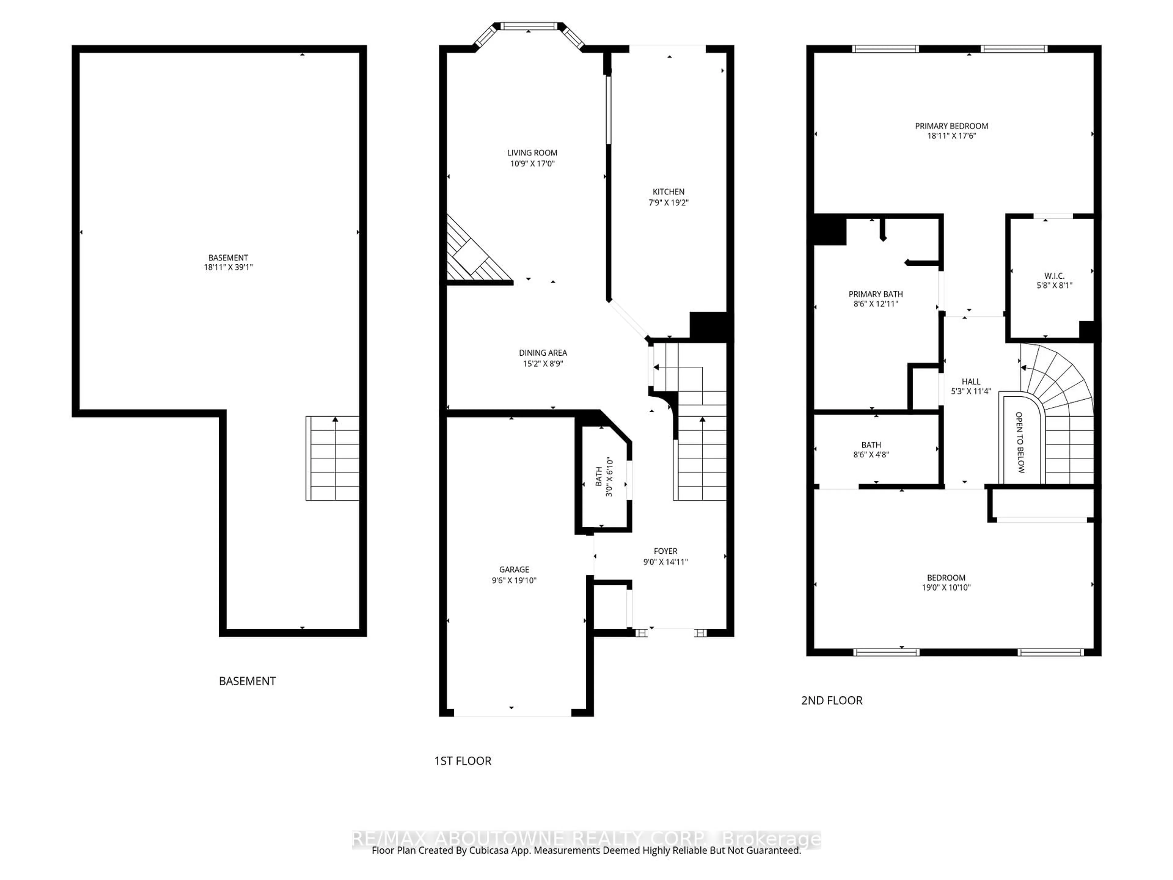 Floor plan for 2230 Walkers Line #9, Burlington Ontario L7M 3Y8
