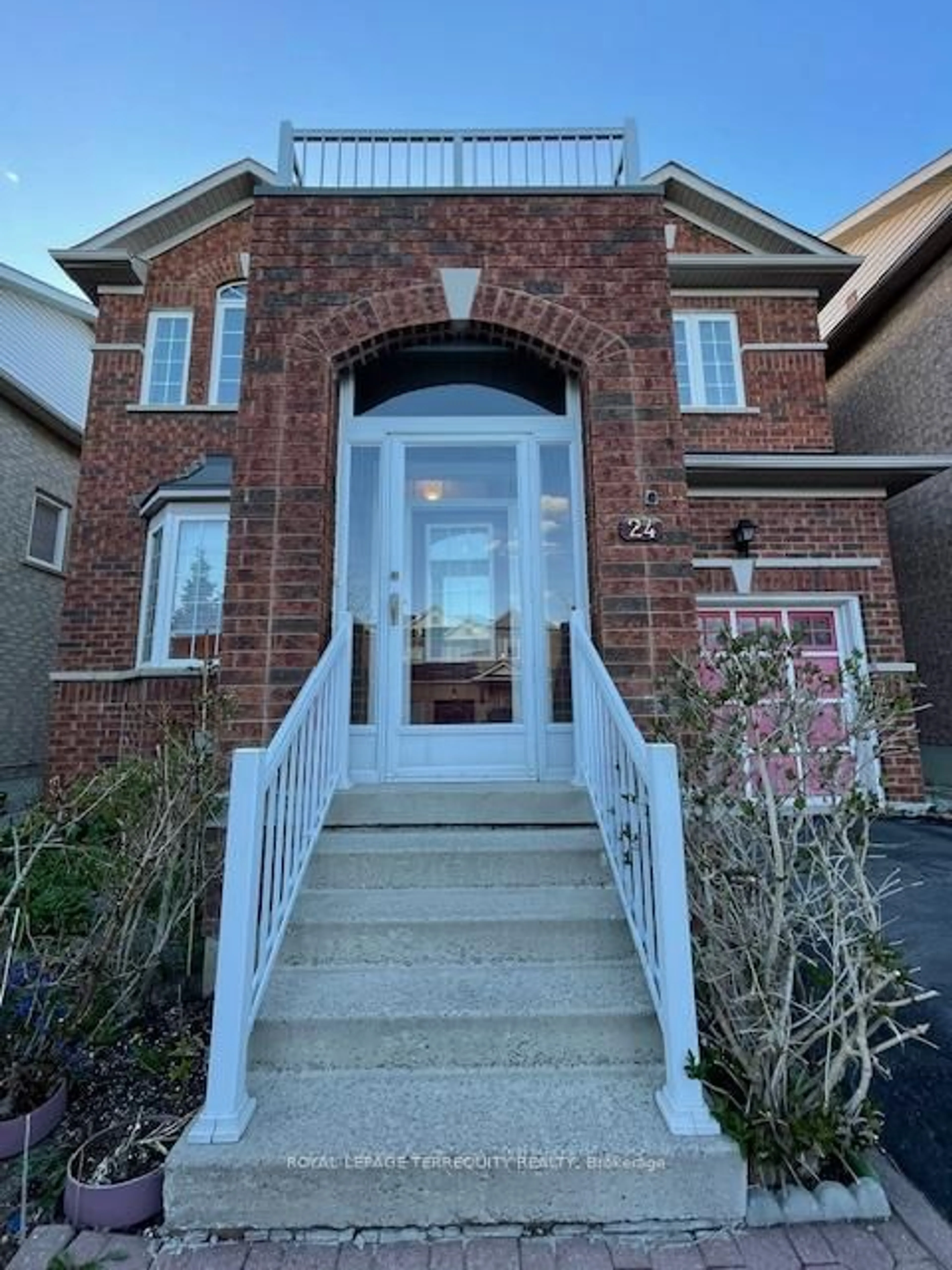 Home with brick exterior material, street for 24 Pergola Way, Brampton Ontario L6Y 5M6