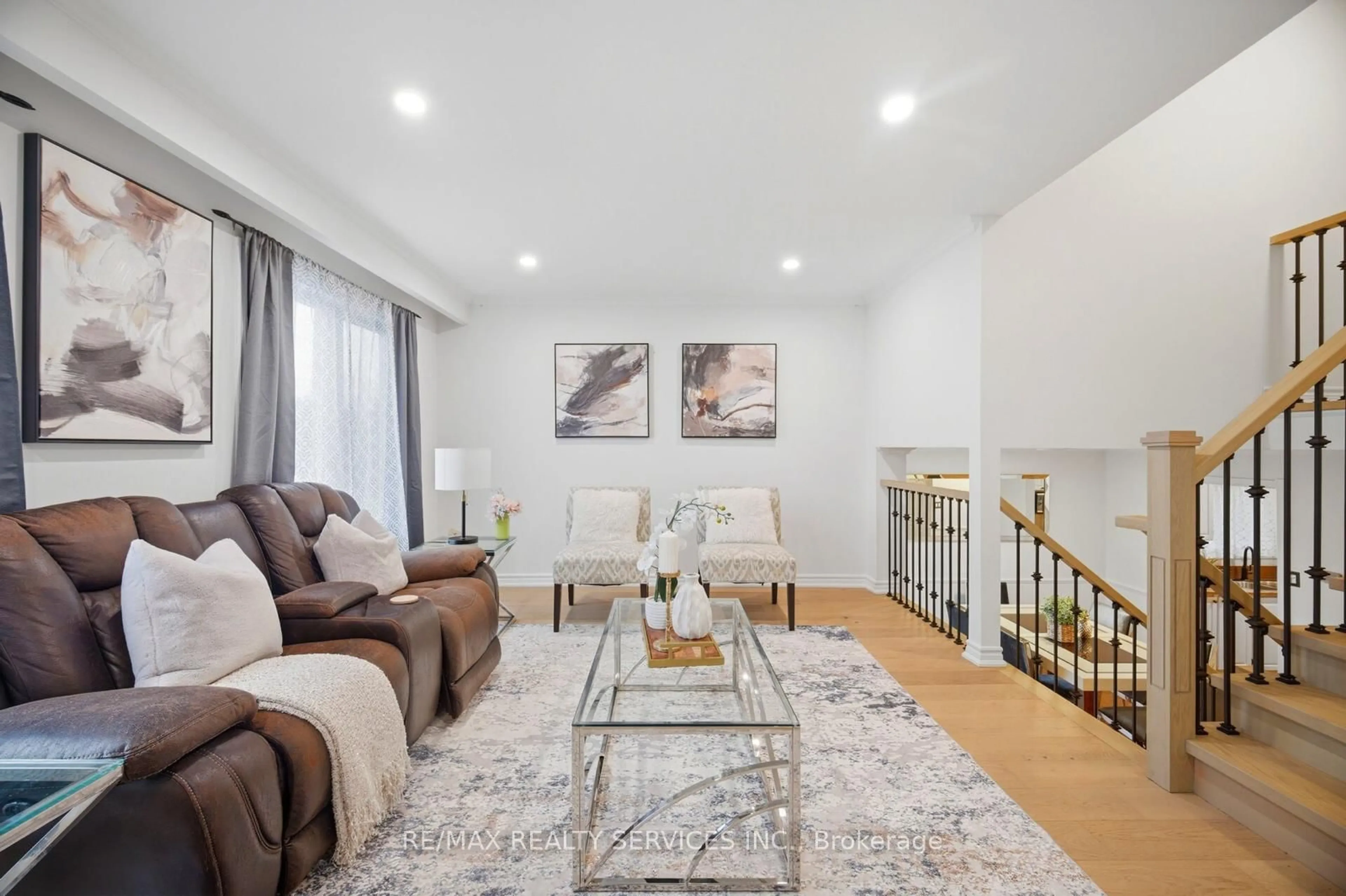 Living room with furniture, unknown for 24 Foxacre Row, Brampton Ontario L6V 3P5