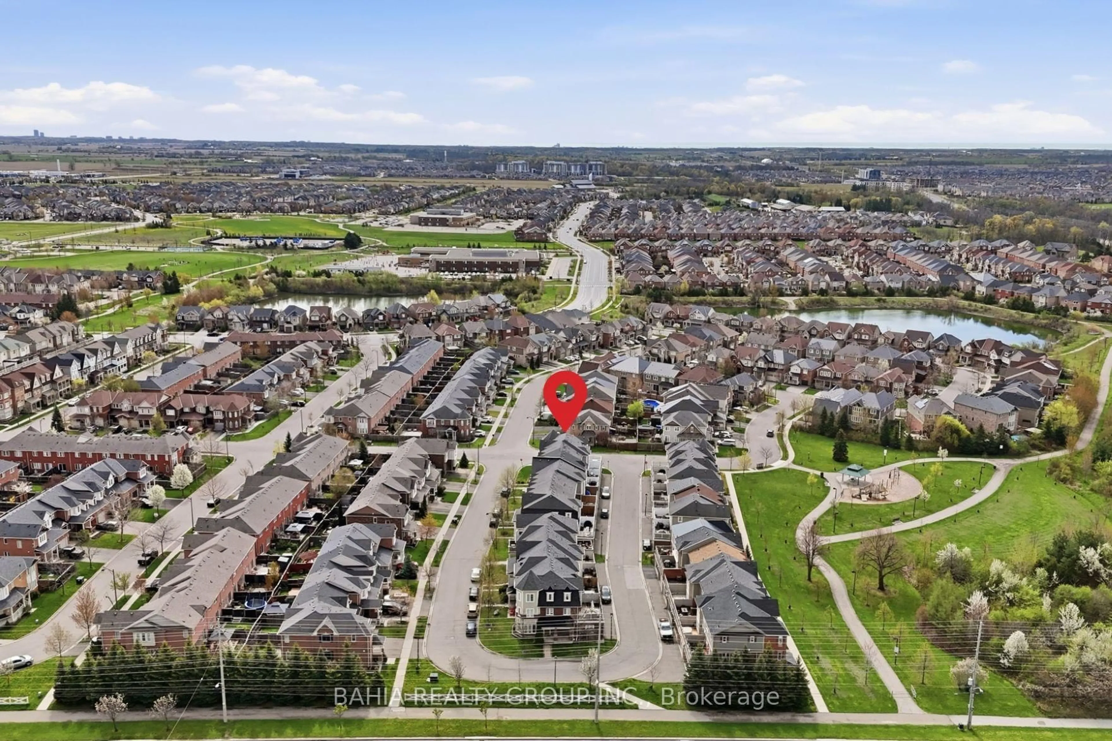 A pic from outside/outdoor area/front of a property/back of a property/a pic from drone, water/lake/river/ocean view for 638 Gervais Terr, Milton Ontario L9T 7R7