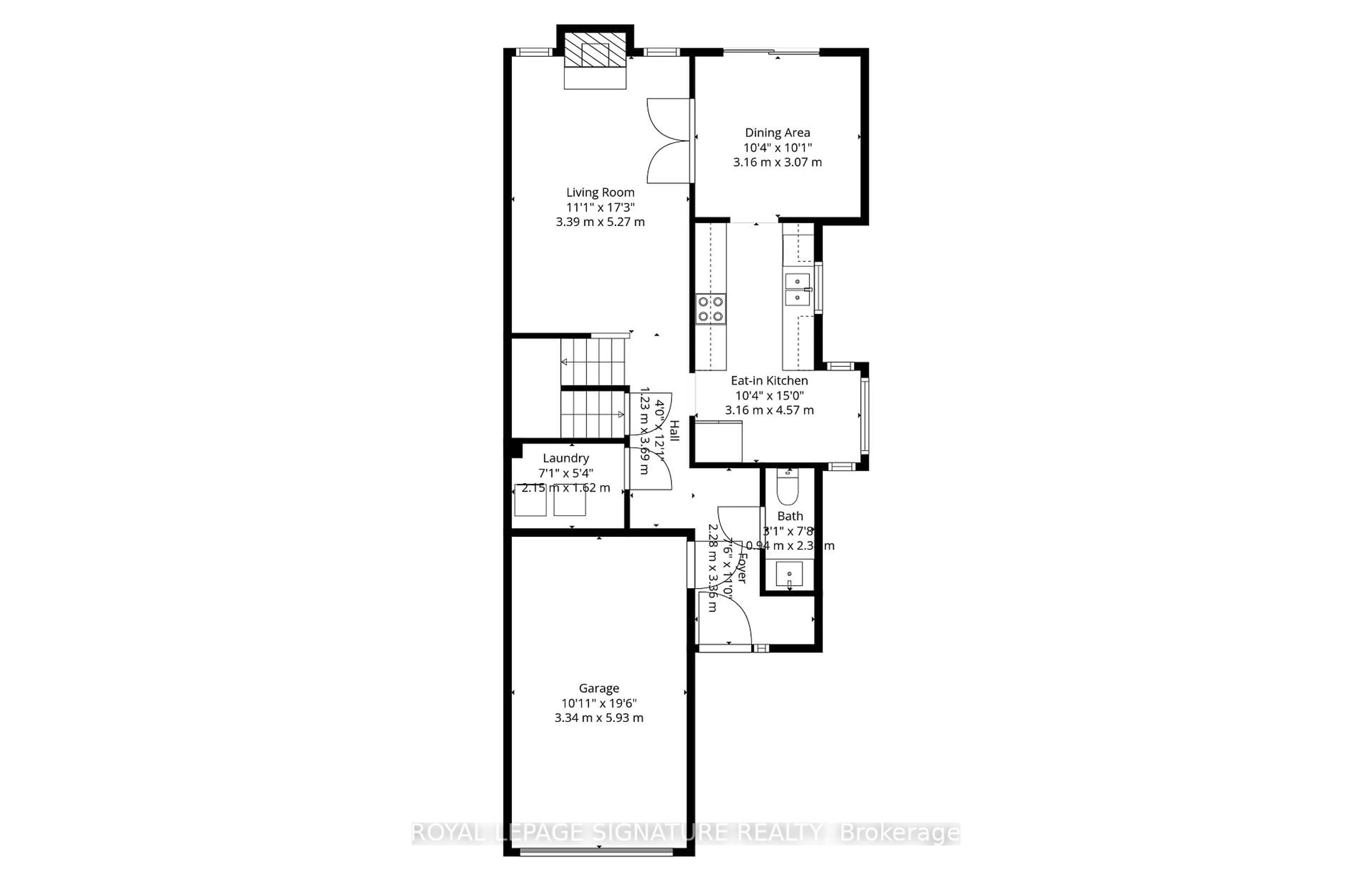 Floor plan for 49 Rosebud Ave, Brampton Ontario L6X 2W4