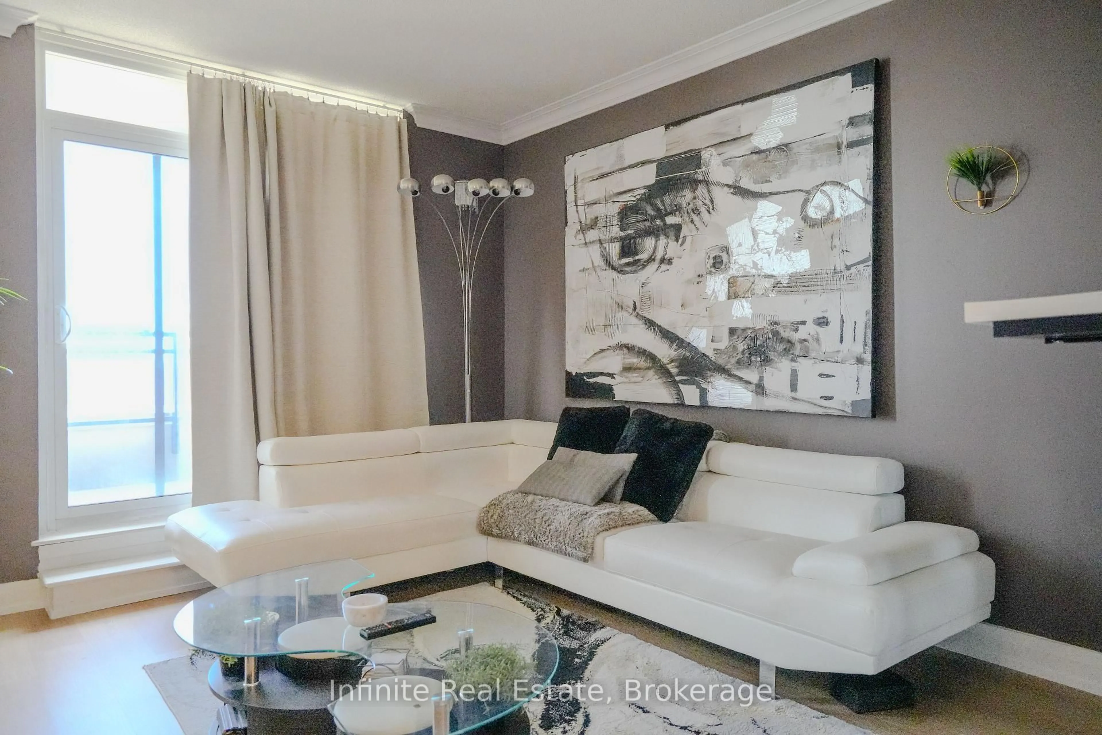Living room with furniture, unknown for 1060 Sheppard Ave #PH4, Toronto Ontario M3J 0G7
