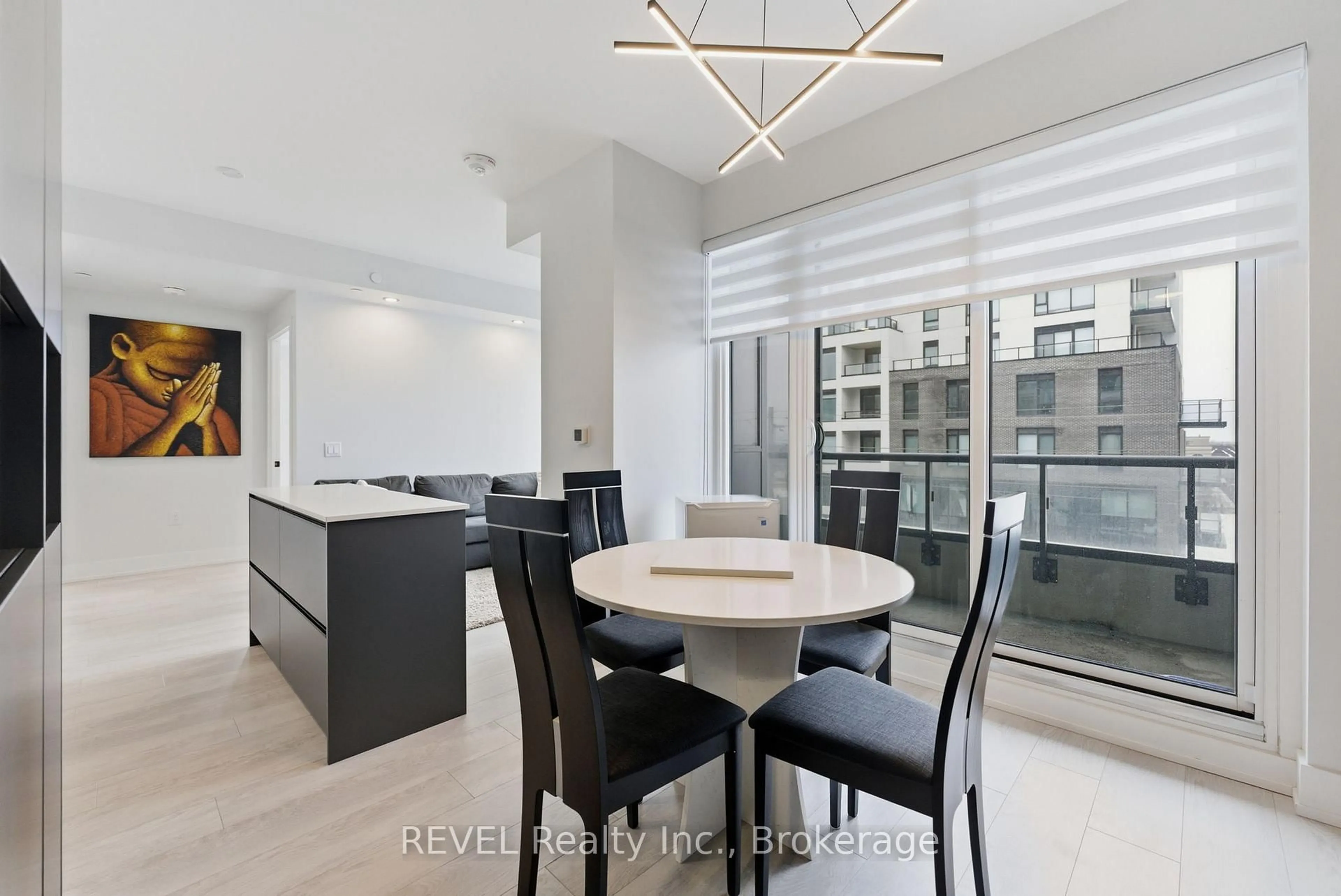 Contemporary kitchen, ceramic/tile floor for 2450 Old Bronte Rd #405, Oakville Ontario L6M 5P6