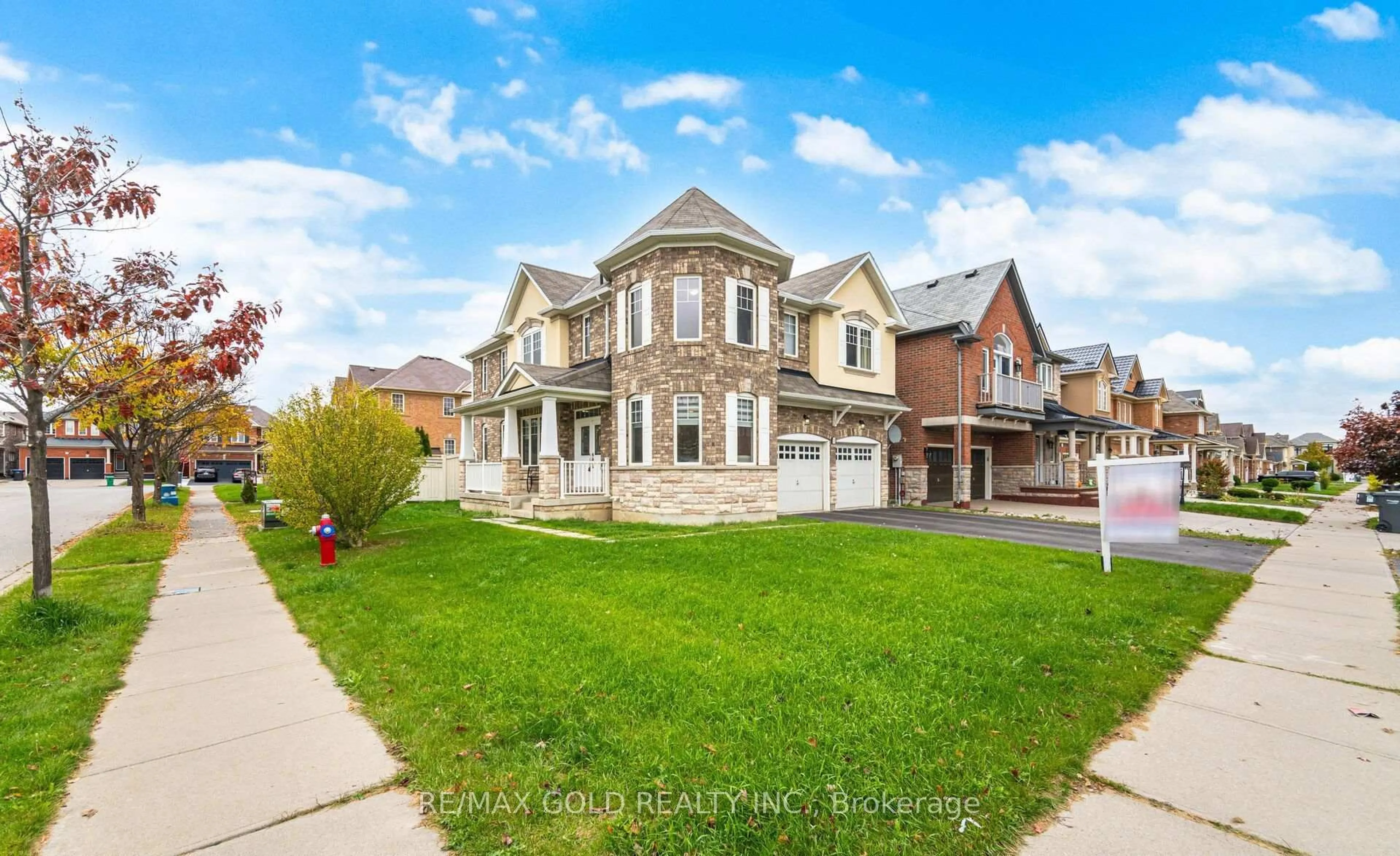Home with brick exterior material, street for 1 Restless Gate, Brampton Ontario L6P 3C4