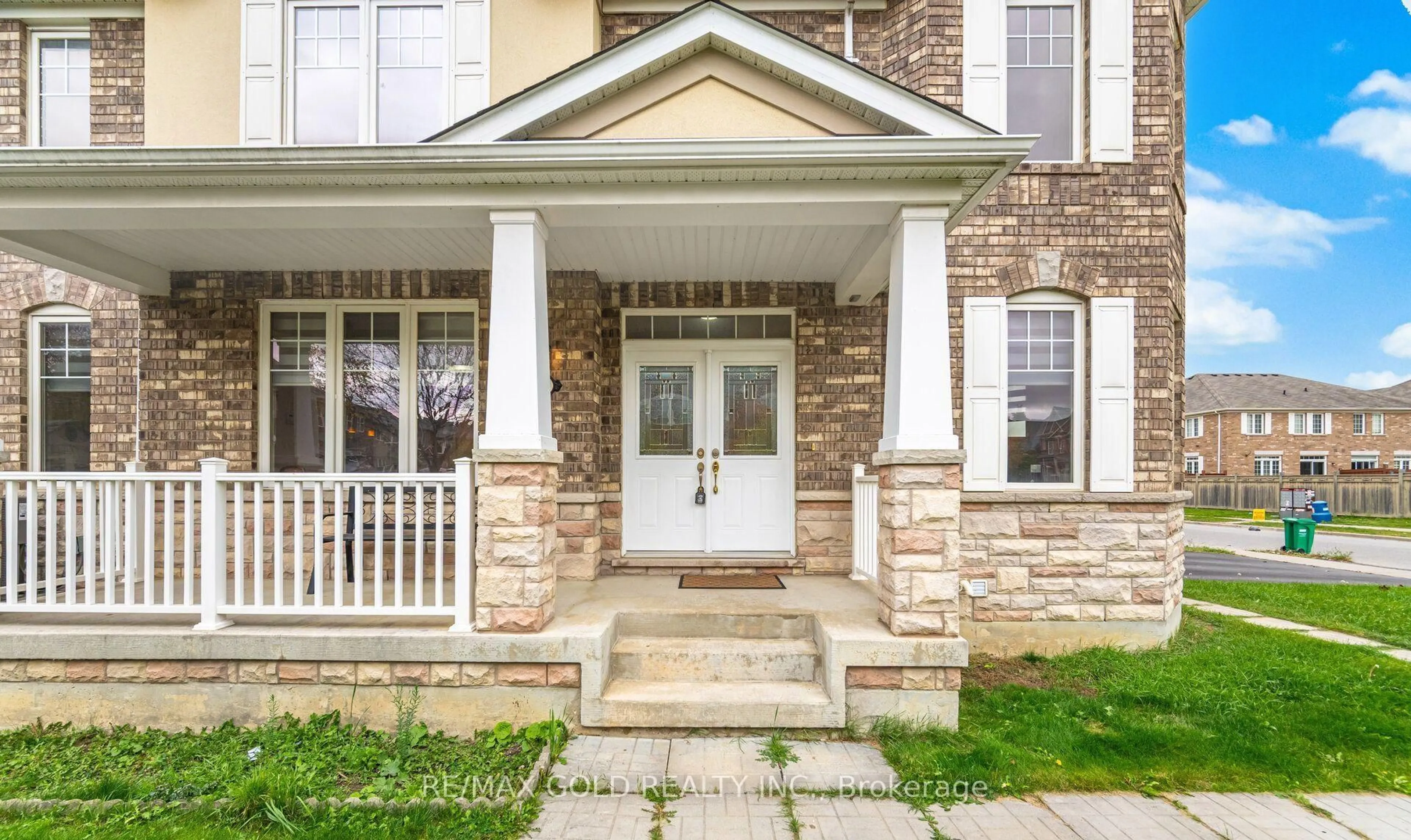 Home with brick exterior material, street for 1 Restless Gate, Brampton Ontario L6P 3C4