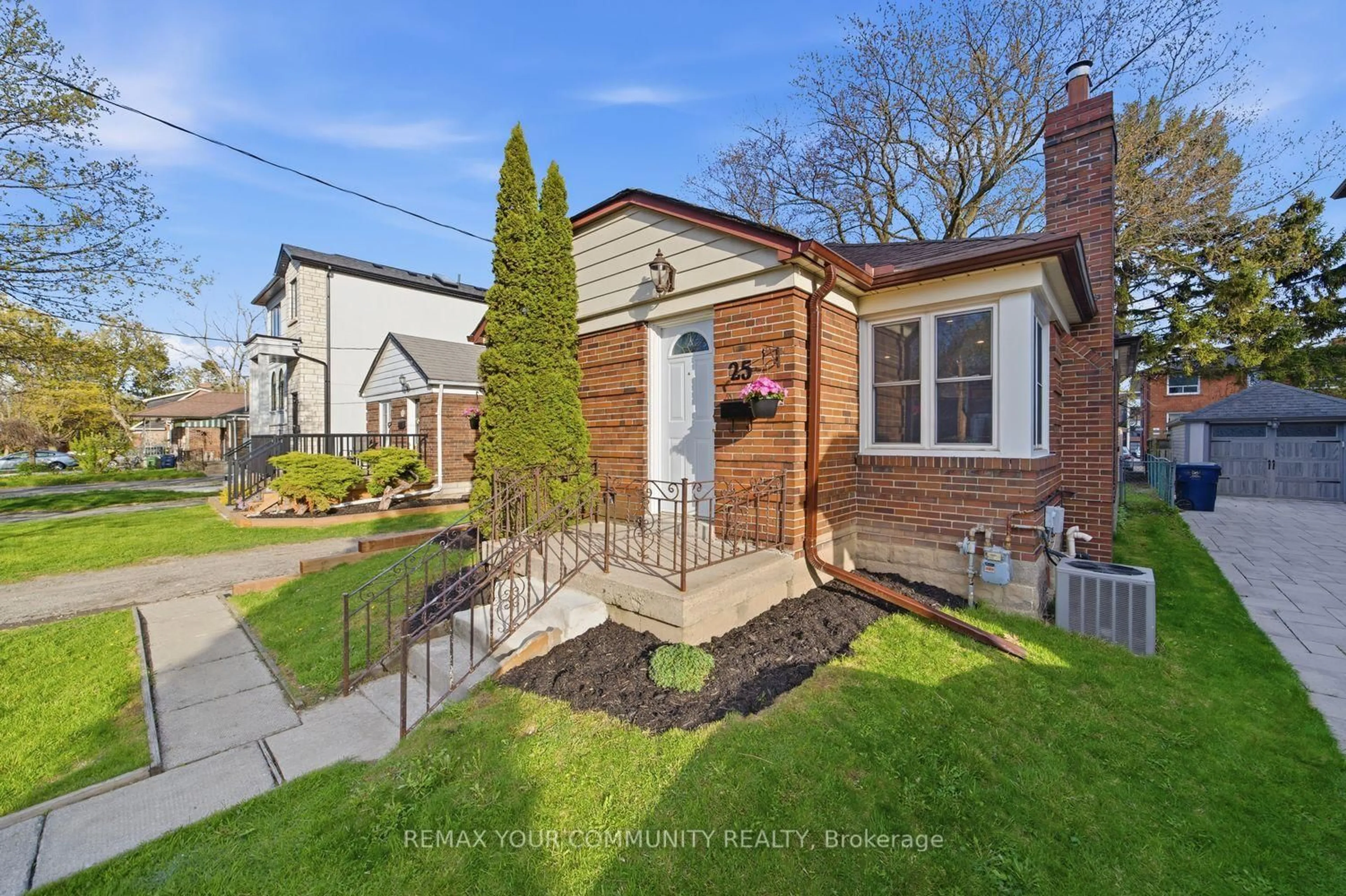 Home with brick exterior material, street for 25 Murrie St, Toronto Ontario M8V 1X6