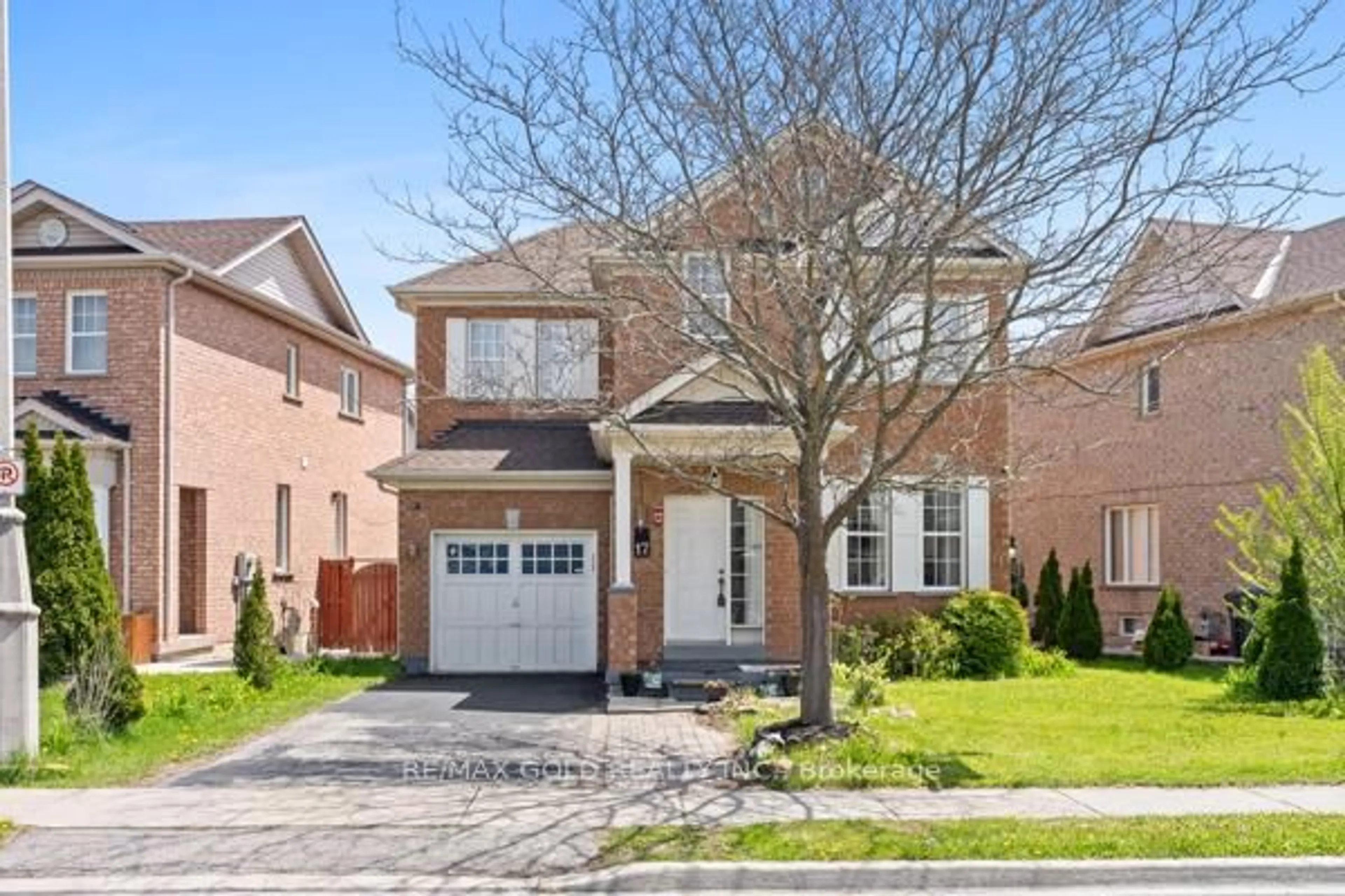 Home with brick exterior material, street for 17 Calderstone Rd, Brampton Ontario L6P 2A4
