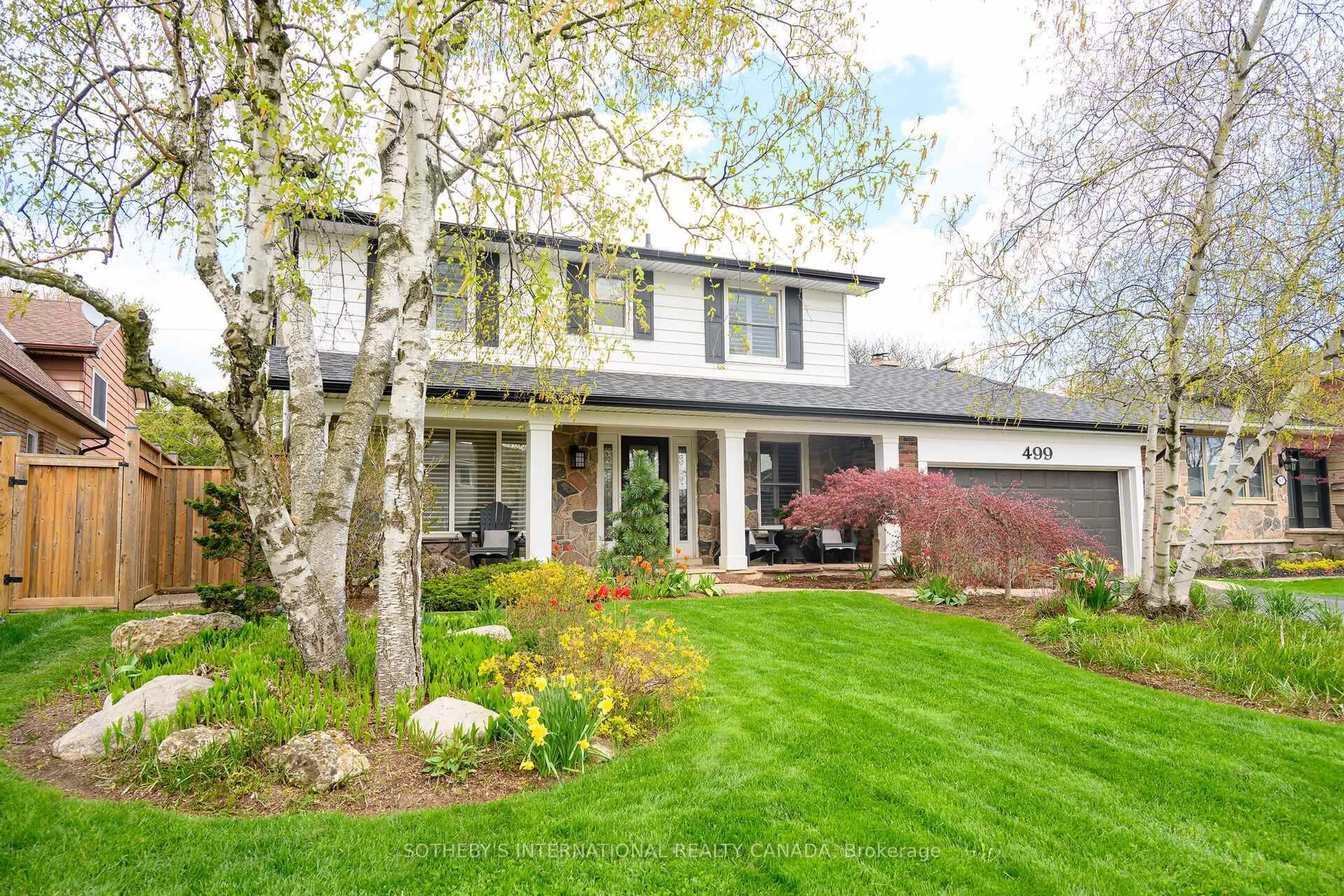 Home with brick exterior material, street for 499 Wicklow Rd, Burlington Ontario L7L 2J1