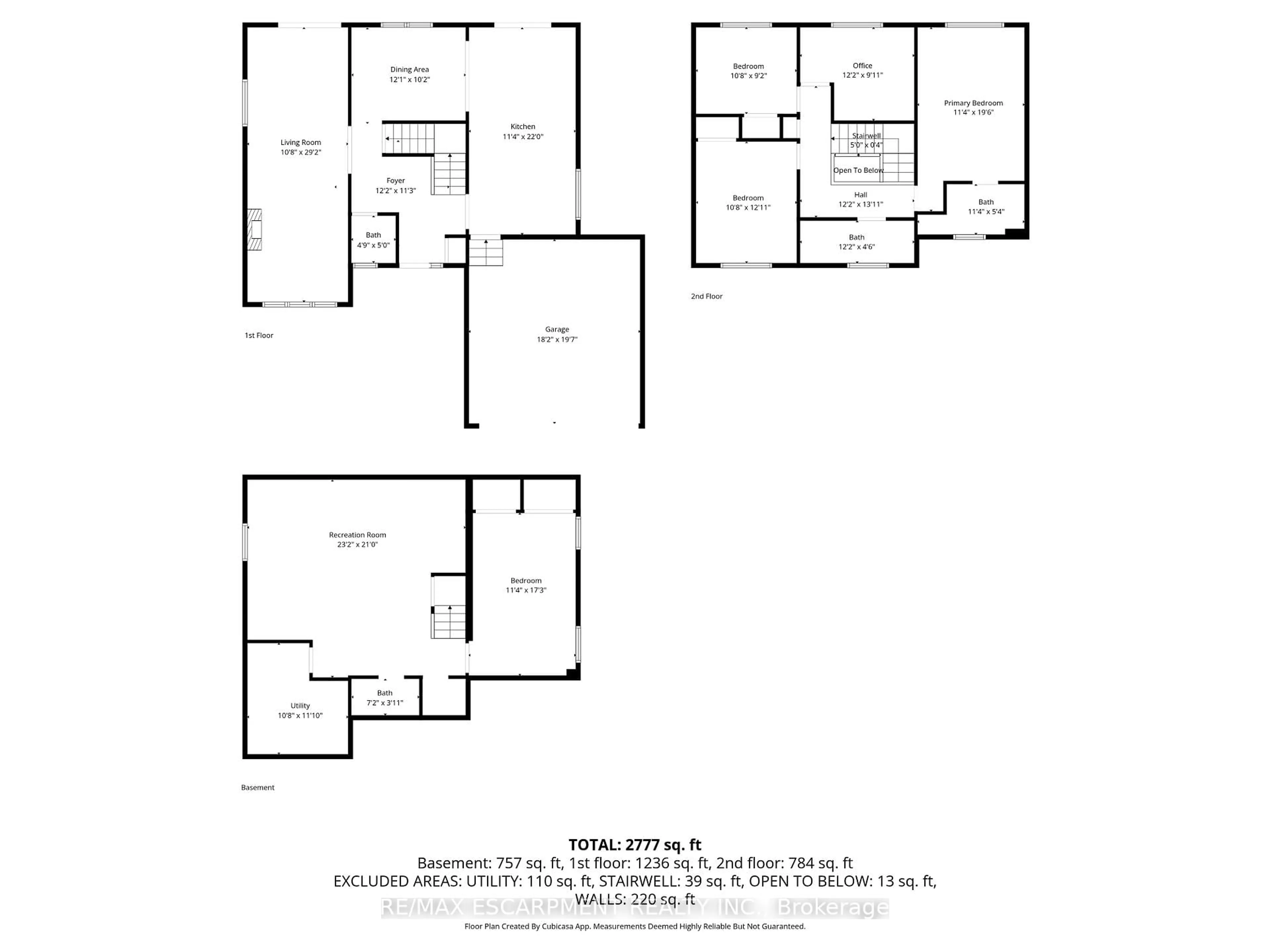 Floor plan for 1189 Lambeth Rd, Oakville Ontario L6H 2C9