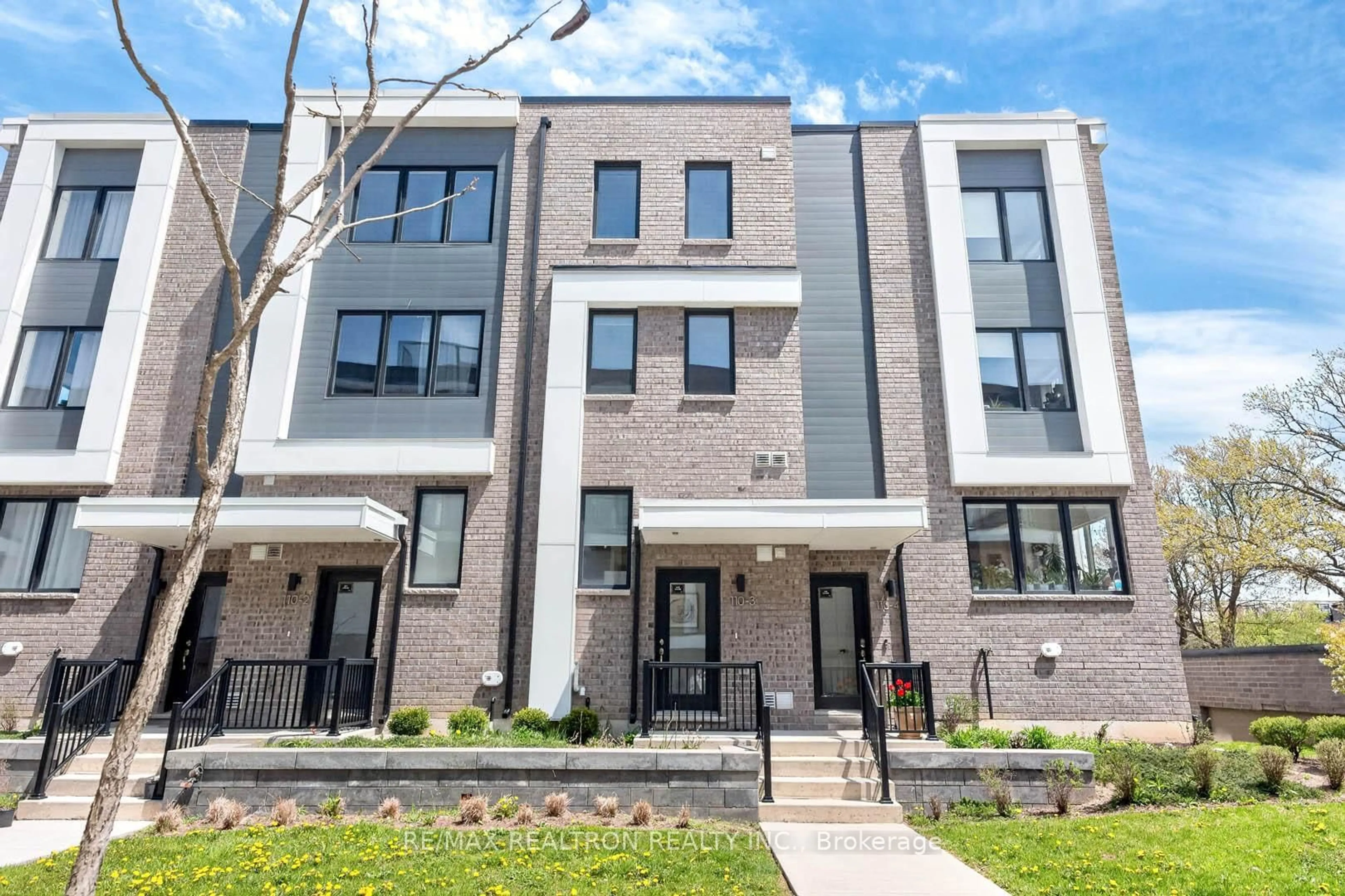 Home with brick exterior material, street for 110 Stanley Greene Blvd #3, Toronto Ontario M3K 0C8