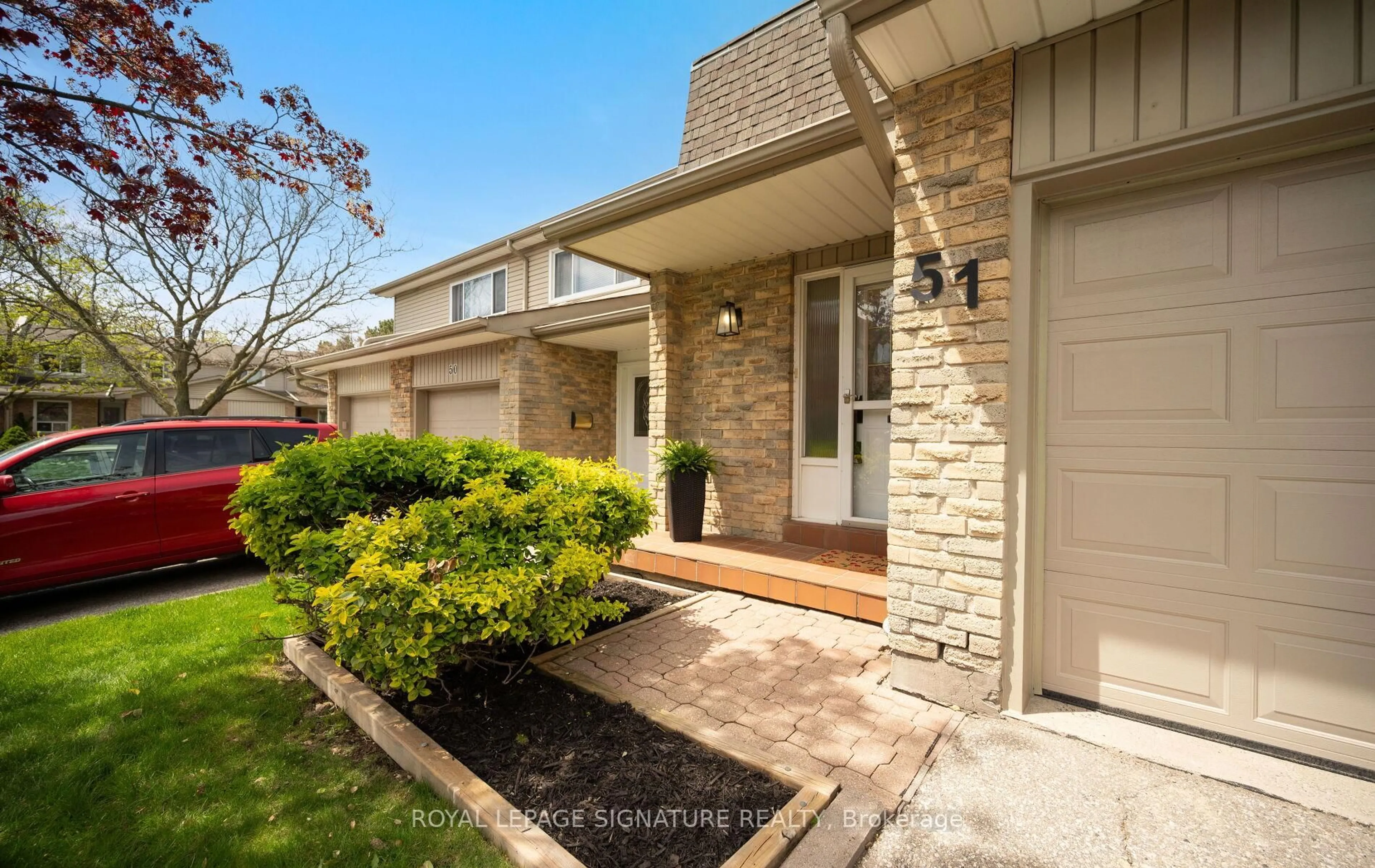 Home with brick exterior material, street for 5536 Montevideo Rd #51, Mississauga Ontario L5N 2P4