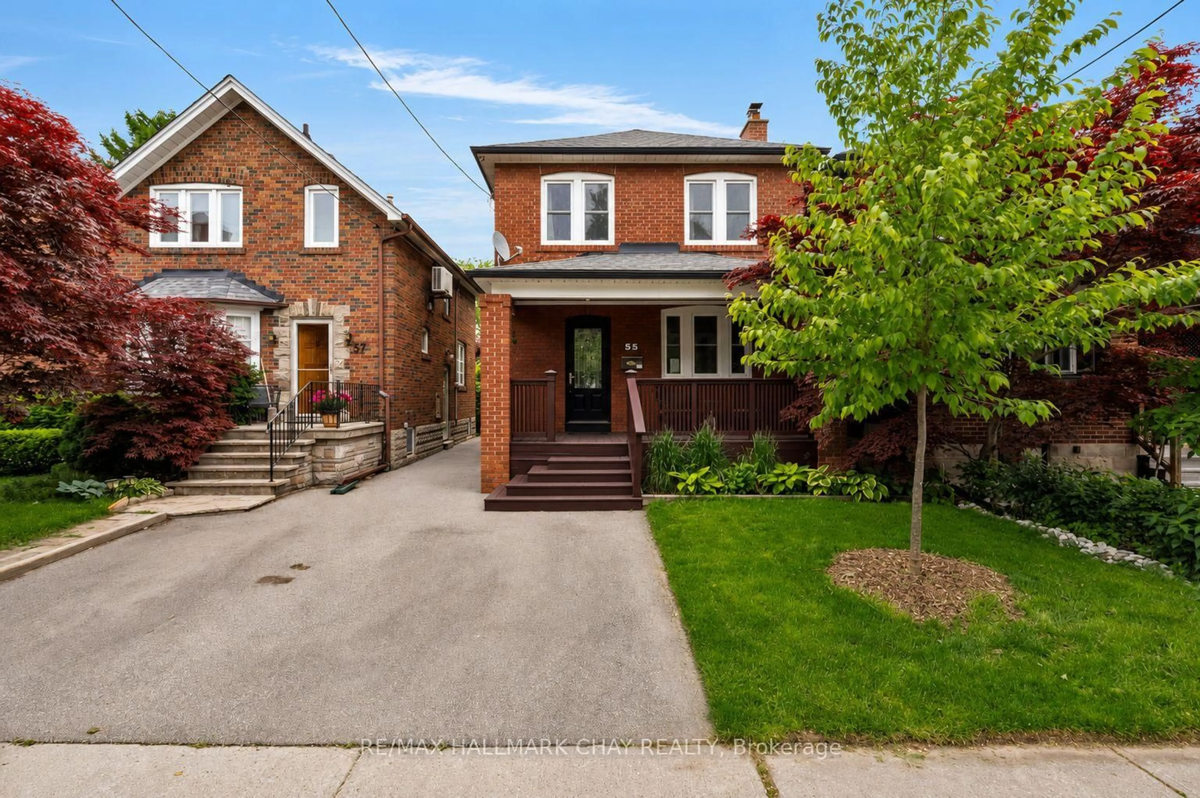 Home with brick exterior material, street for 55 Third St, Toronto Ontario M8V 2X7