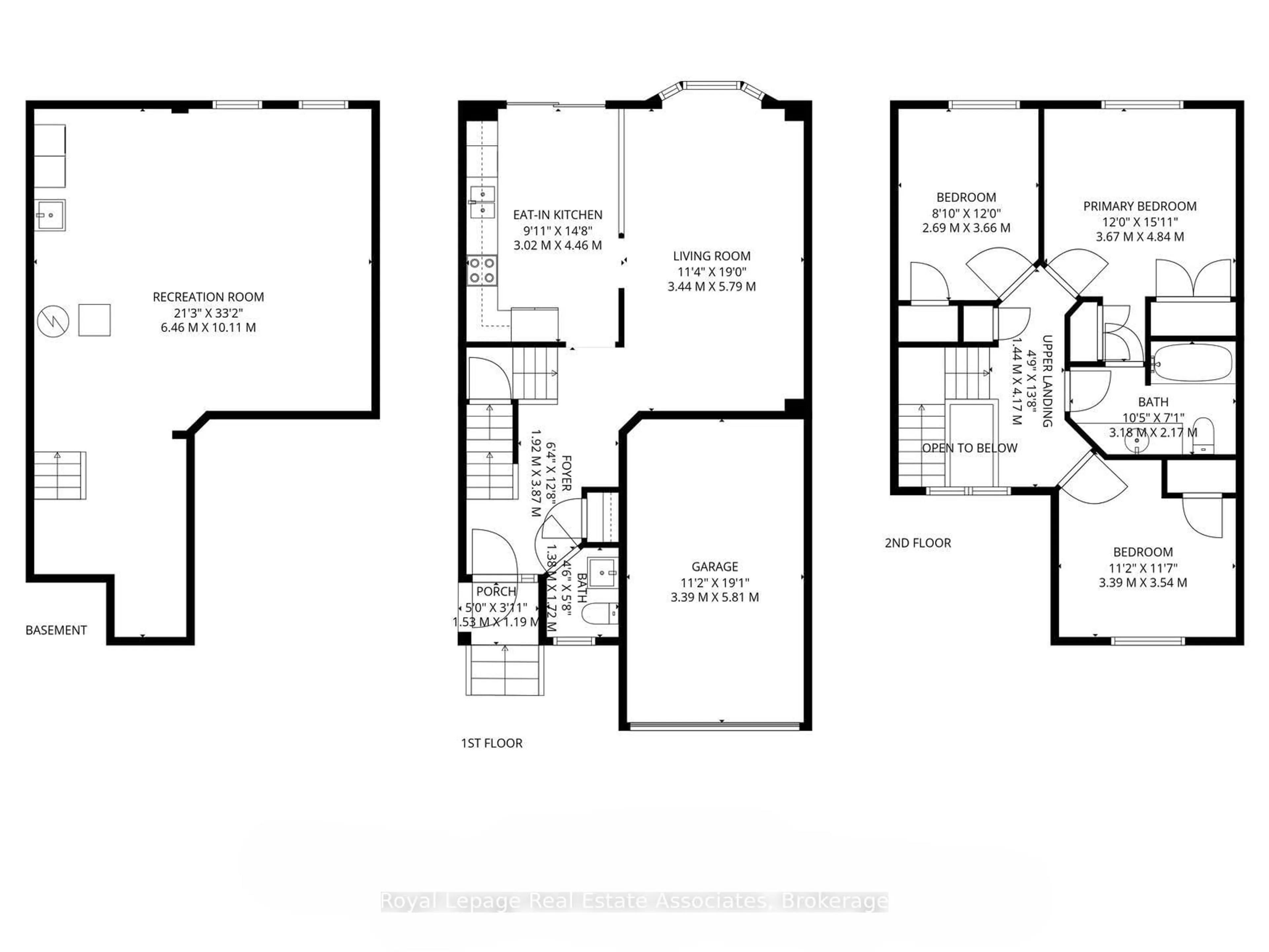 Floor plan for 28 Gilmer Crt, Halton Hills Ontario L7G 5X5