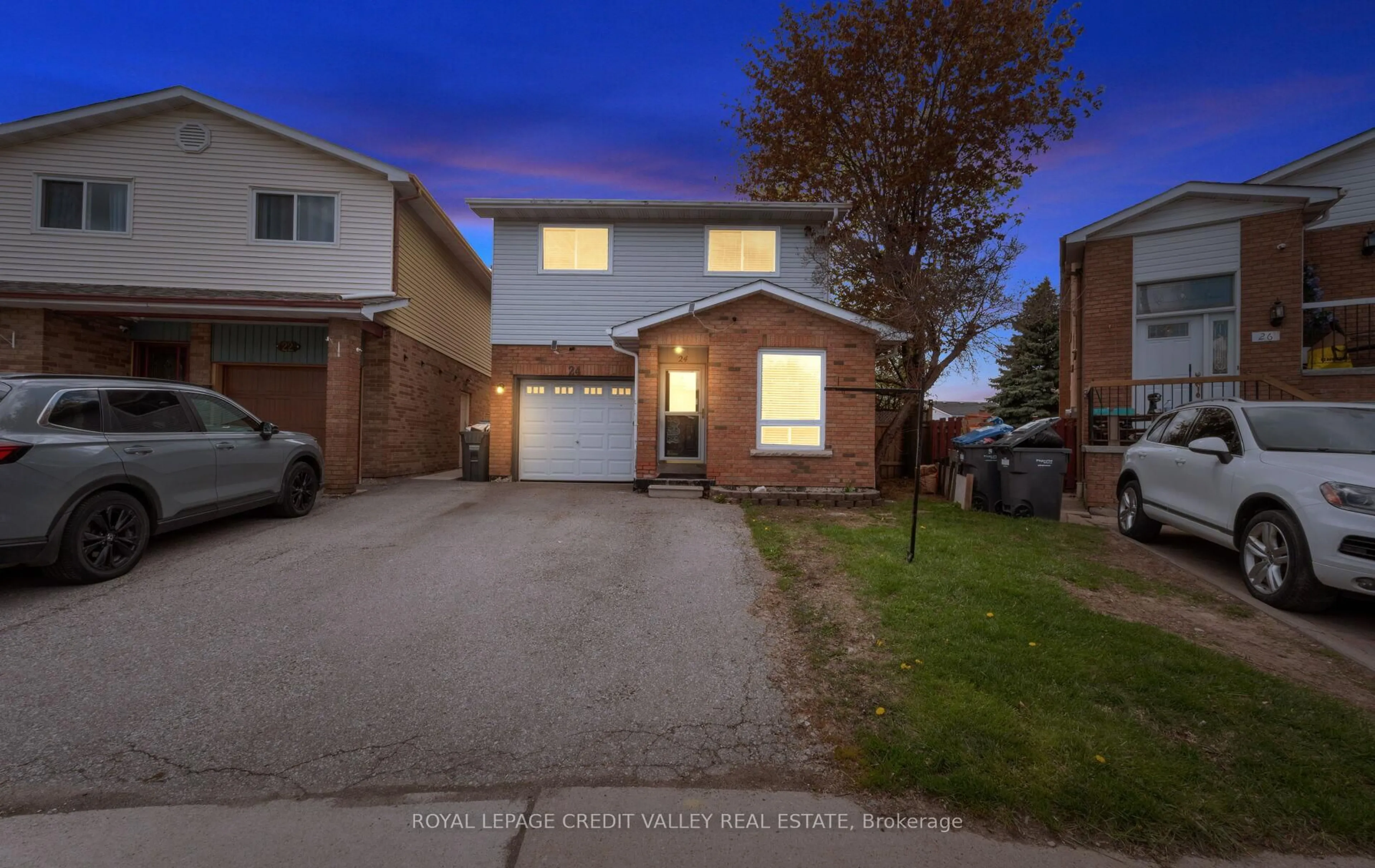 Home with brick exterior material, street for 24 Pluto Dr, Brampton Ontario L6V 3W5