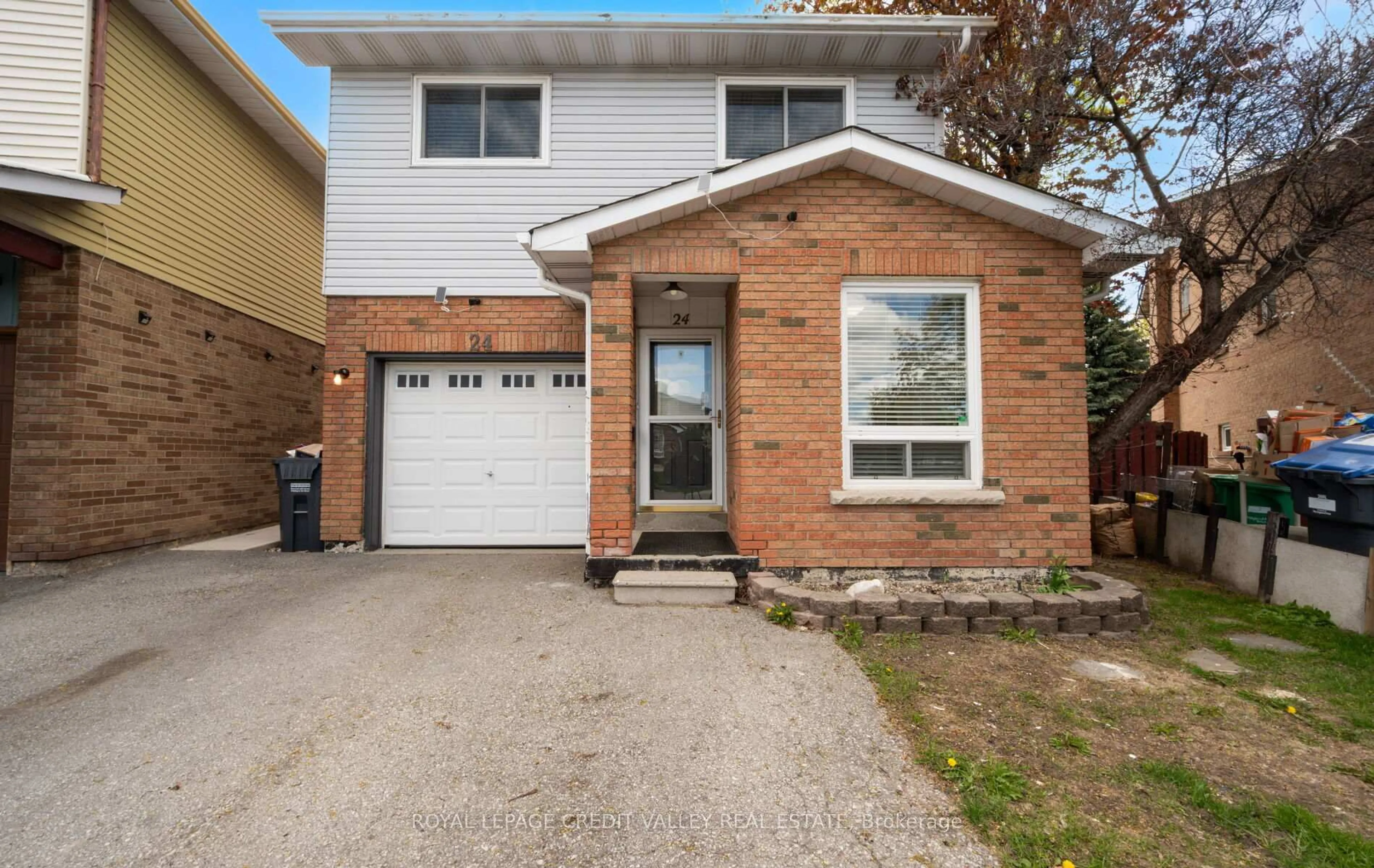 Home with brick exterior material, street for 24 Pluto Dr, Brampton Ontario L6V 3W5