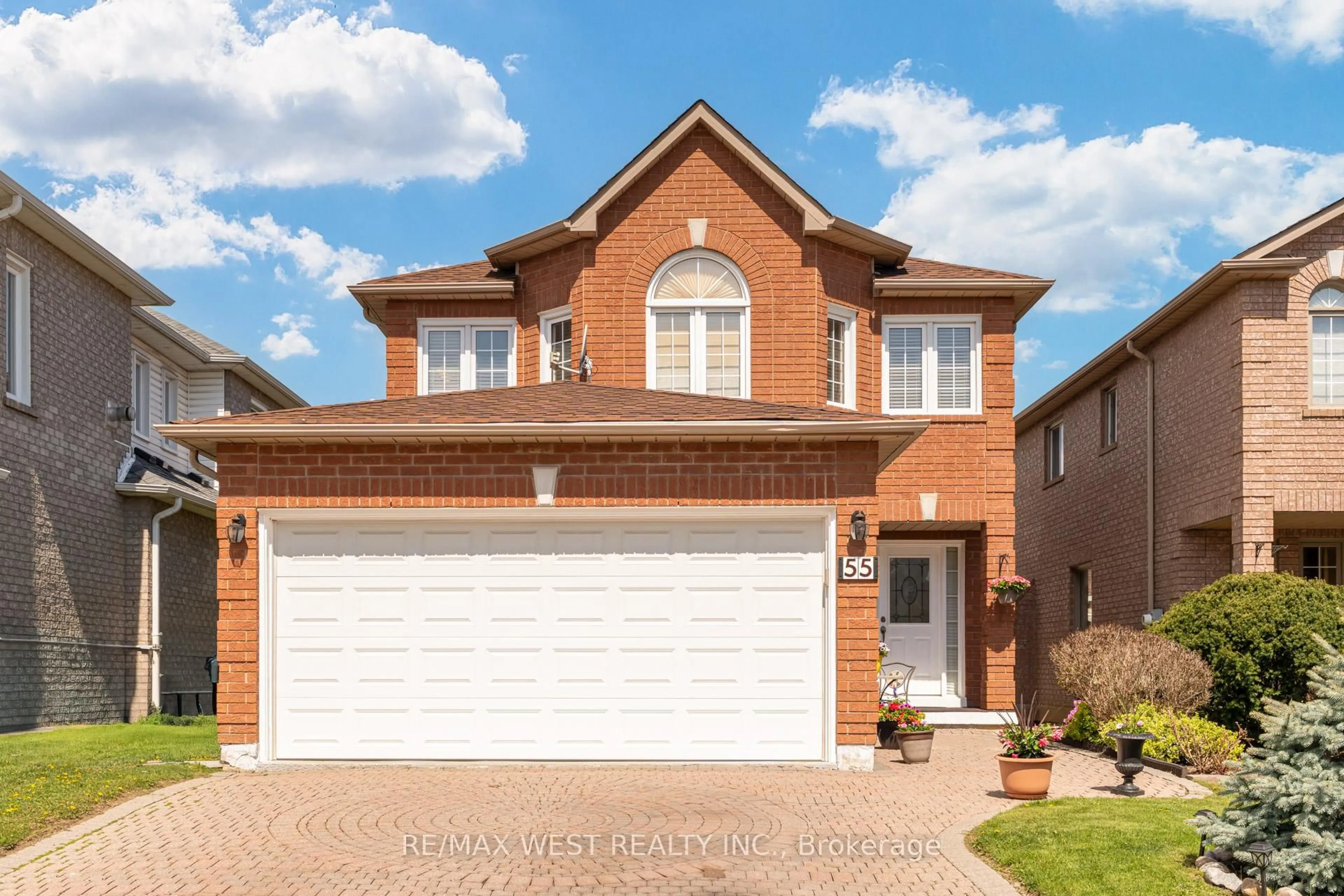 Home with brick exterior material, street for 55 Pavin Cres, Caledon Ontario L7E 1W9