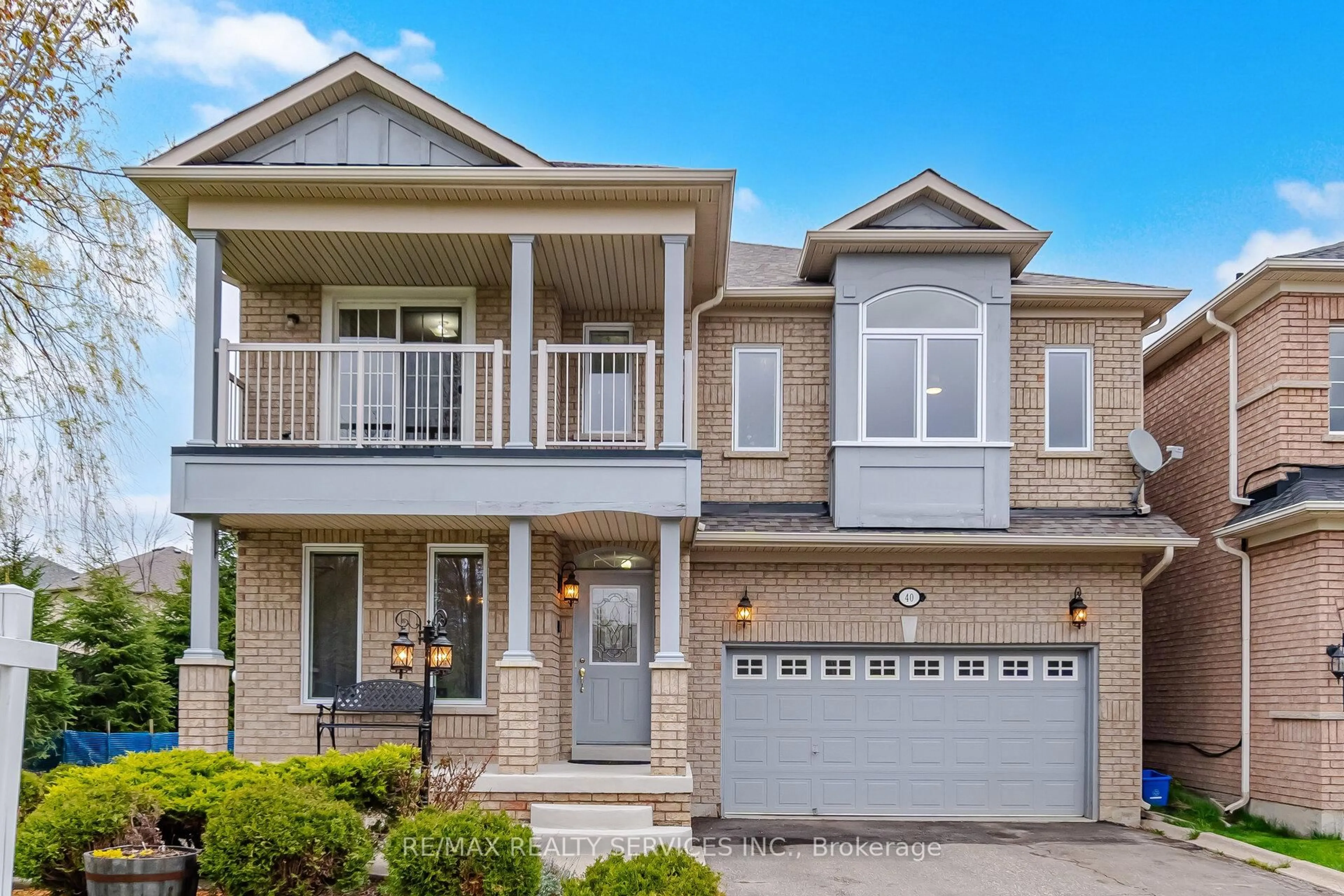 Home with brick exterior material, street for 40 Sir Jacobs Cres, Brampton Ontario L7A 3V2