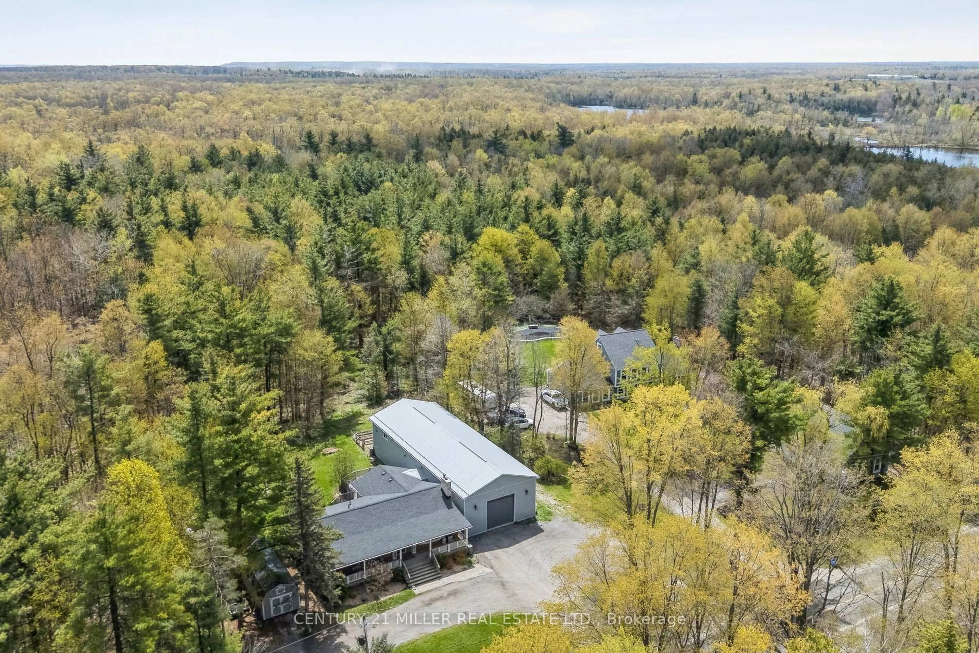 A pic from outside/outdoor area/front of a property/back of a property/a pic from drone, forest/trees view for 6508 17 Sdrd, Halton Hills Ontario L7J 2M1