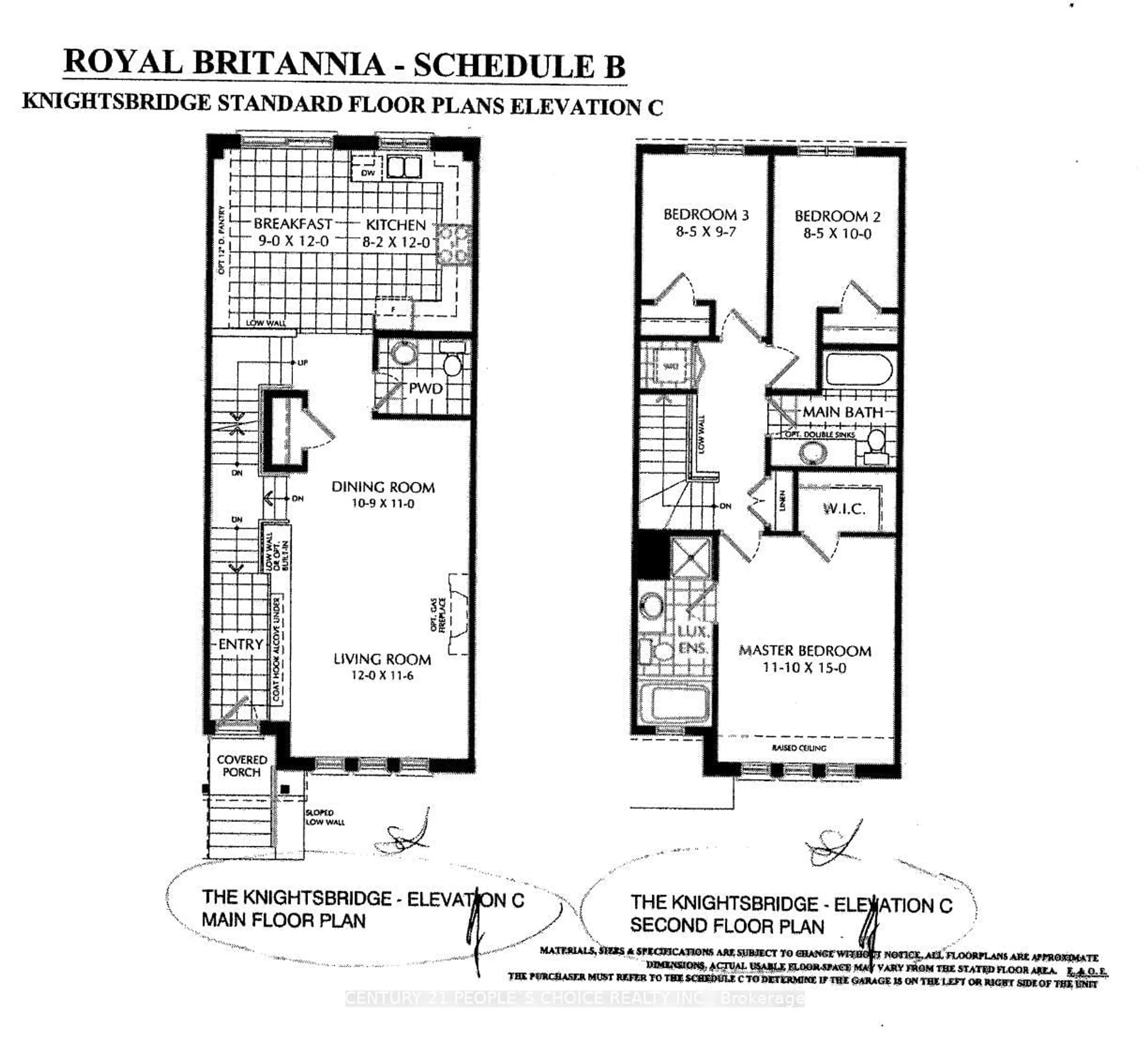 Floor plan for 5972 Turney Dr #5, Mississauga Ontario L5M 0S5