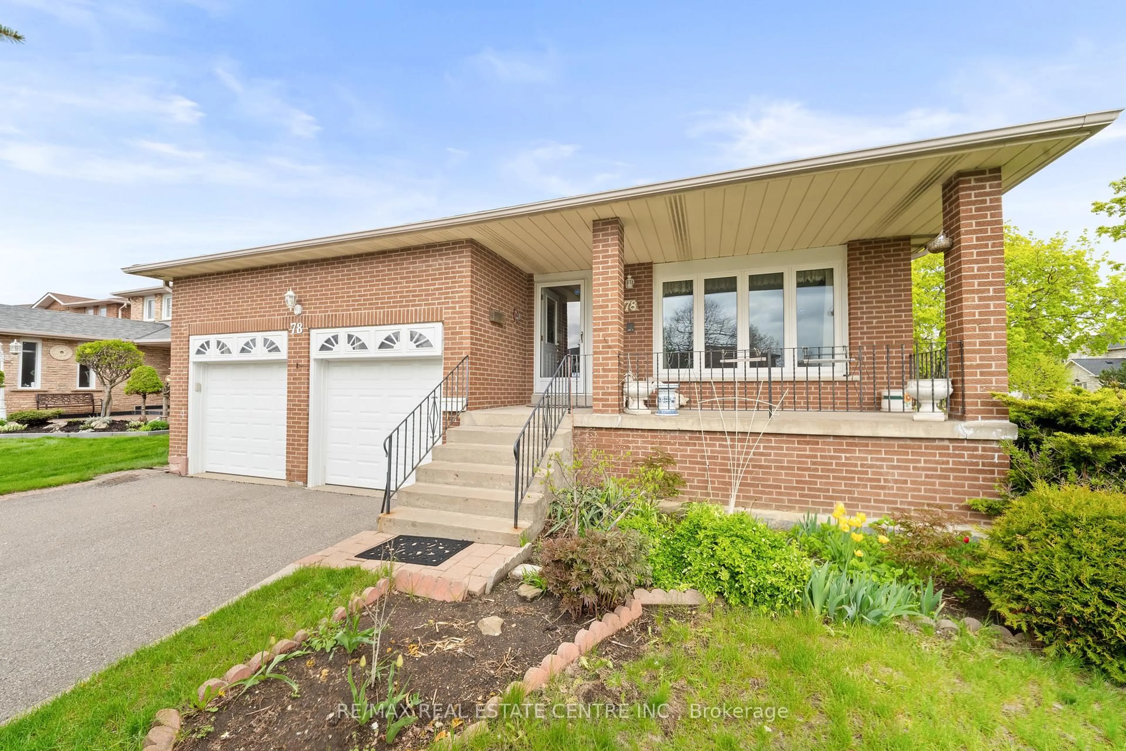 Home with brick exterior material, street for 78 Panorama Cres, Brampton Ontario L6S 3T9