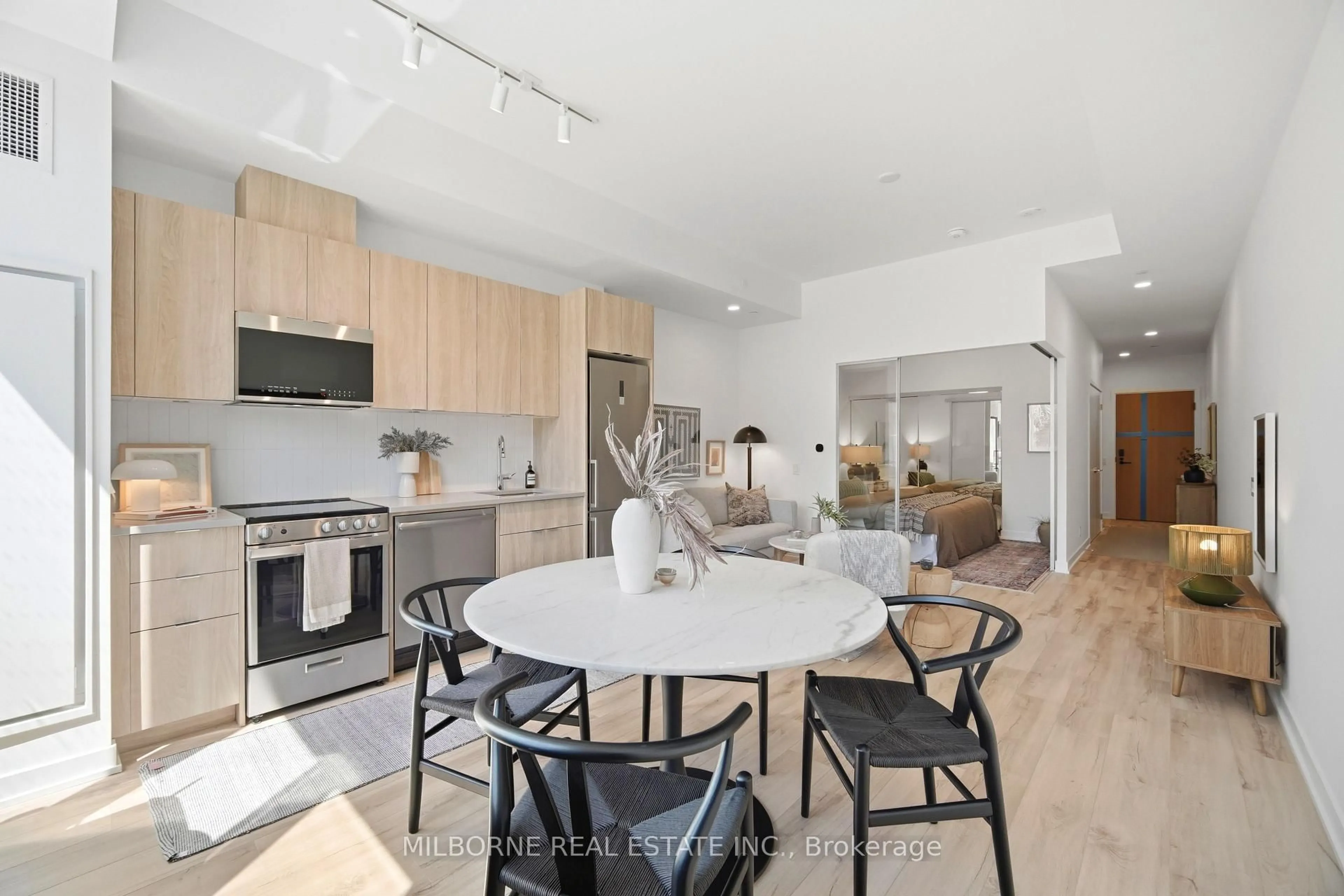 Open concept kitchen, unknown for 1660 Bloor St #207, Toronto Ontario M6P 1A8