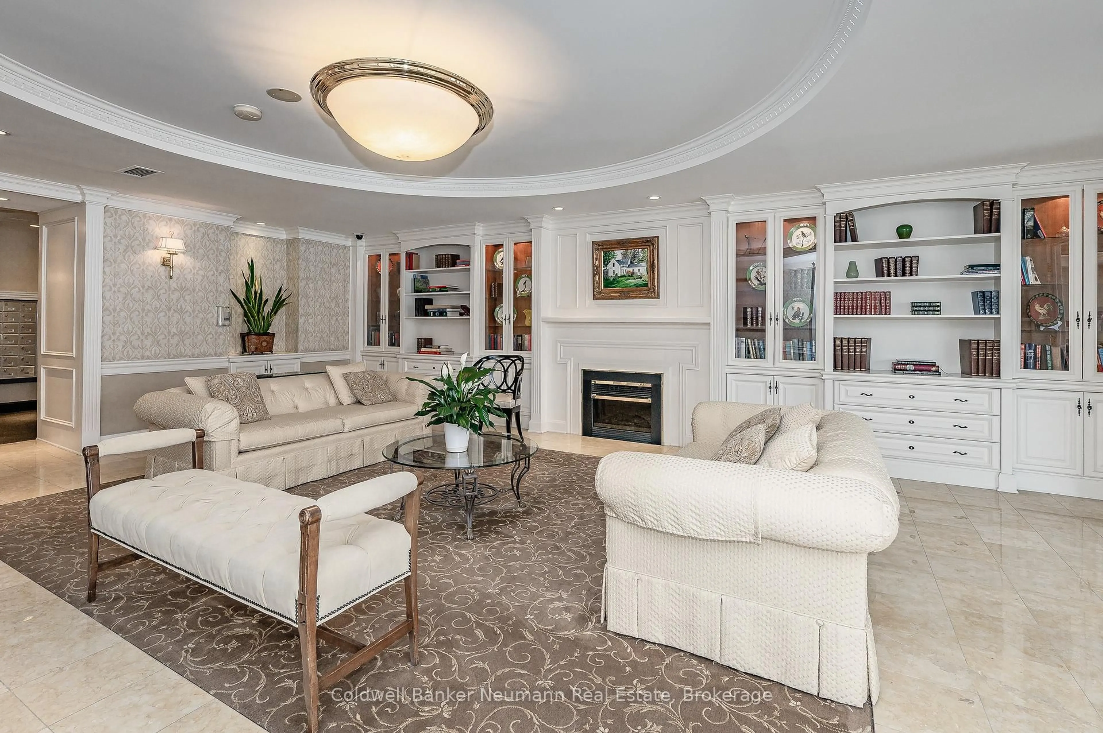 Living room with furniture, unknown for 60 Old Mill Rd #409, Oakville Ontario L6J 7V9