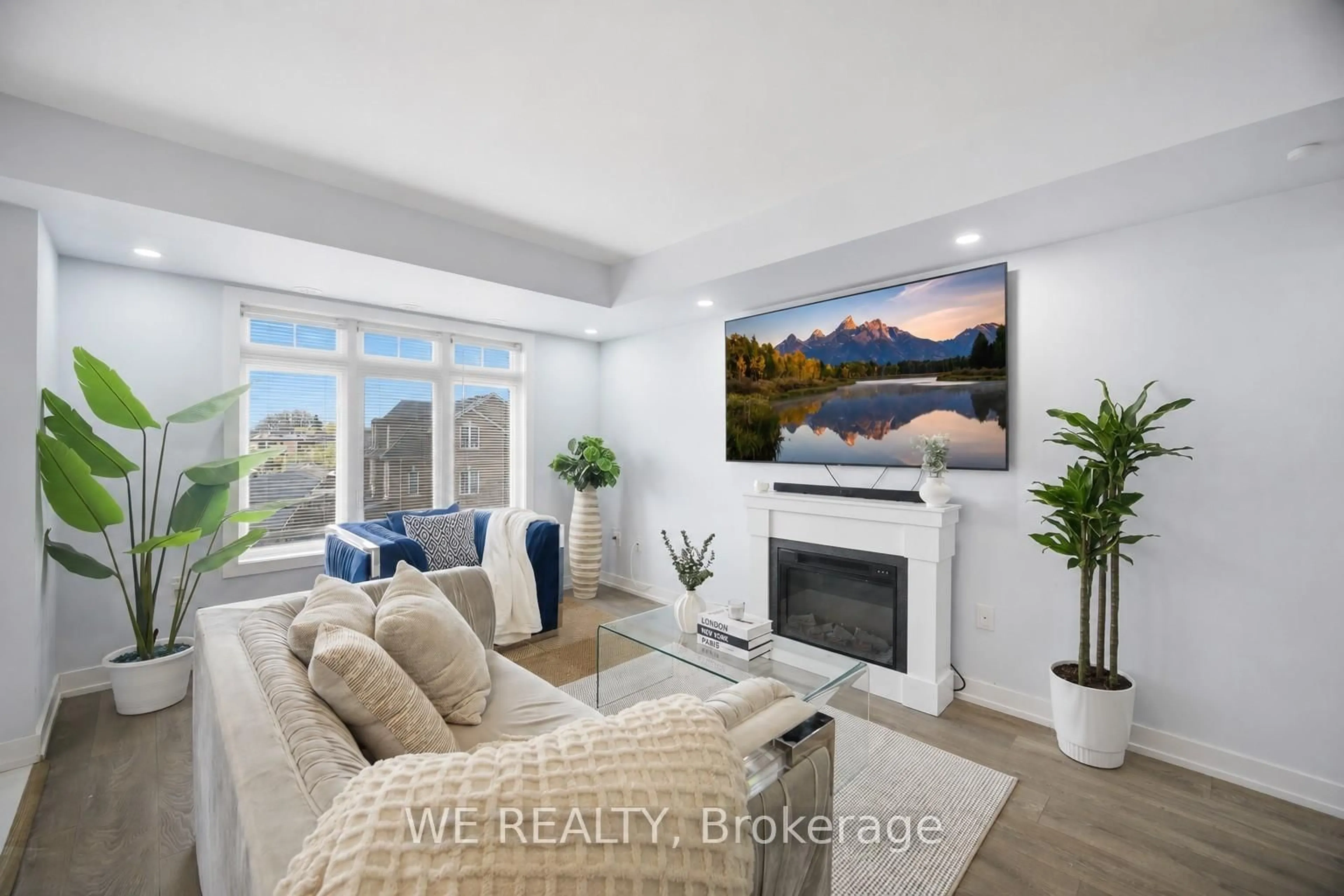 Living room with furniture, ceramic/tile floor for 60 Parrotta Dr #276, Toronto Ontario M9M 0B4