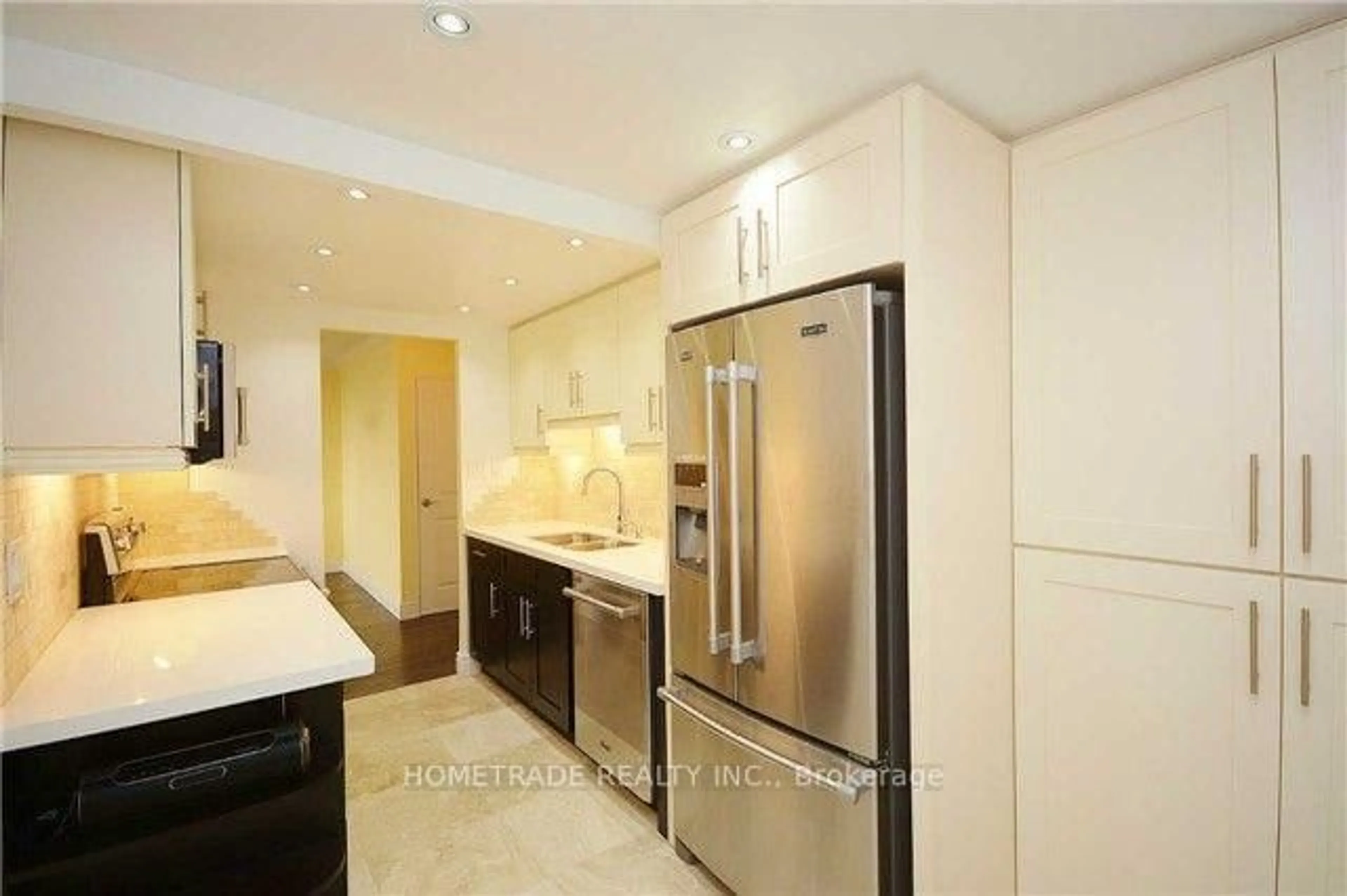 Contemporary kitchen, ceramic/tile floor for 299 Mill Rd #1608, Toronto Ontario M9C 4V9