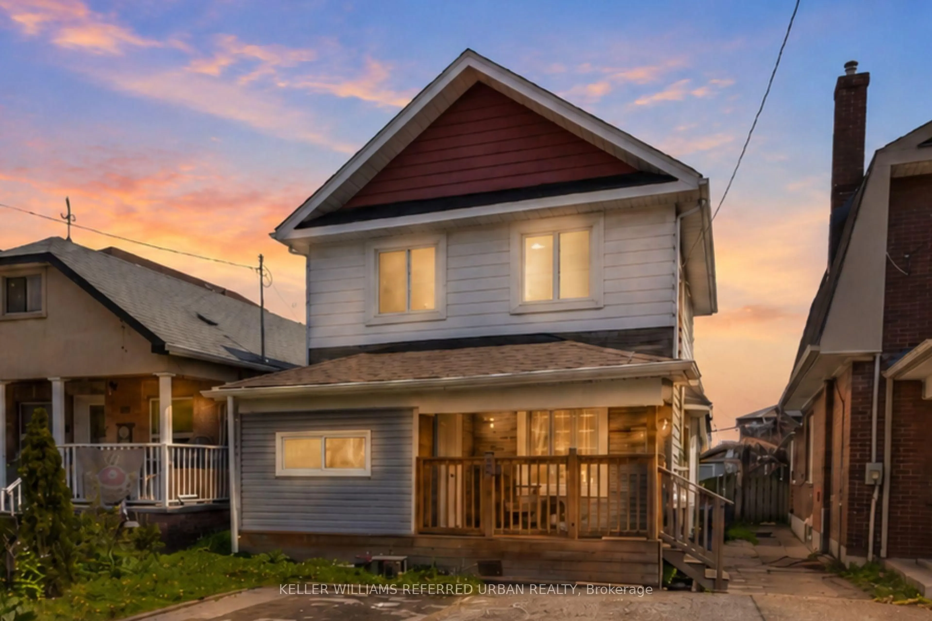 Home with brick exterior material, street for 107 Twenty Fourth St, Toronto Ontario M8V 3N7