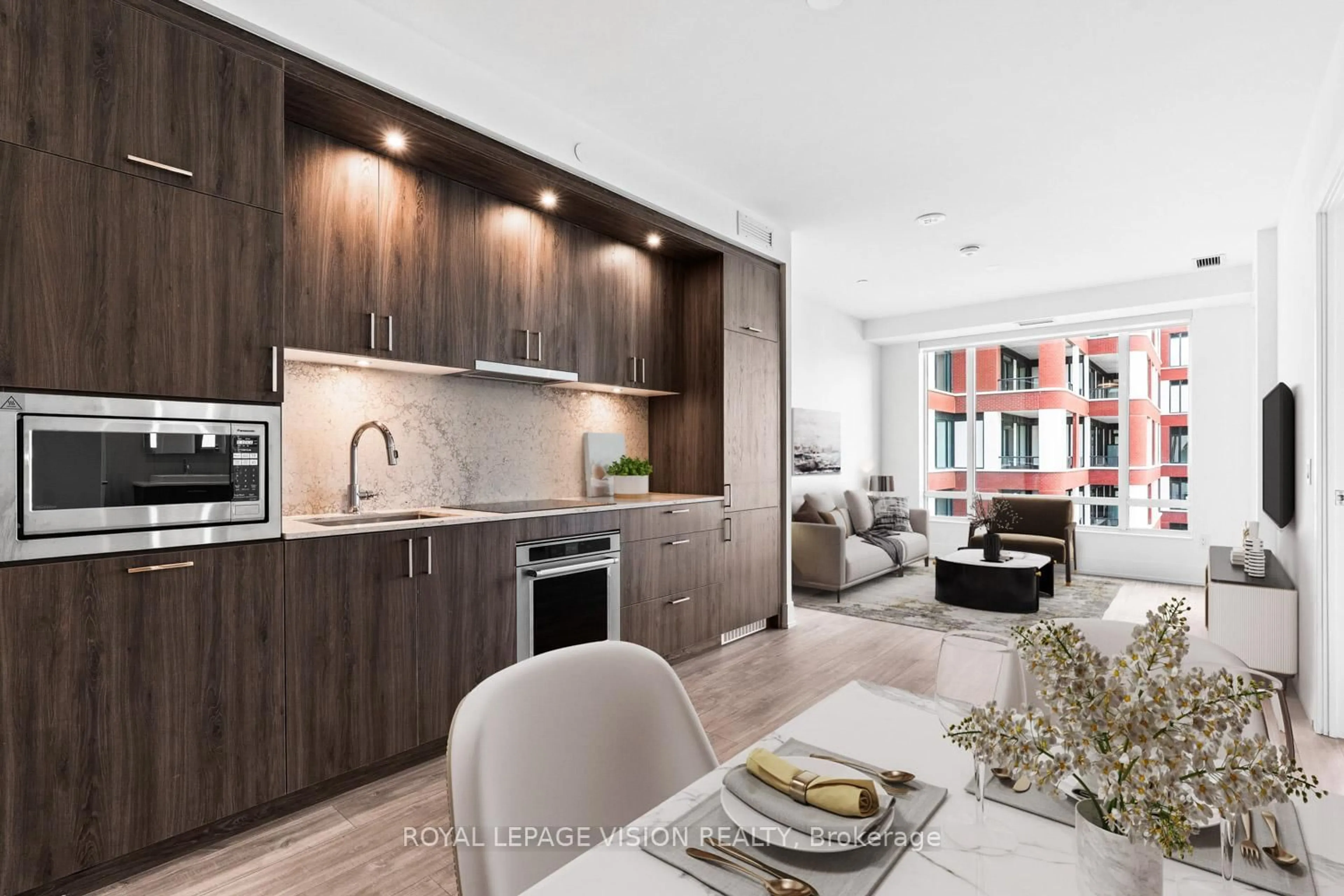 Open concept kitchen, unknown for 259 The Kingsway #503, Toronto Ontario M9A 0G2
