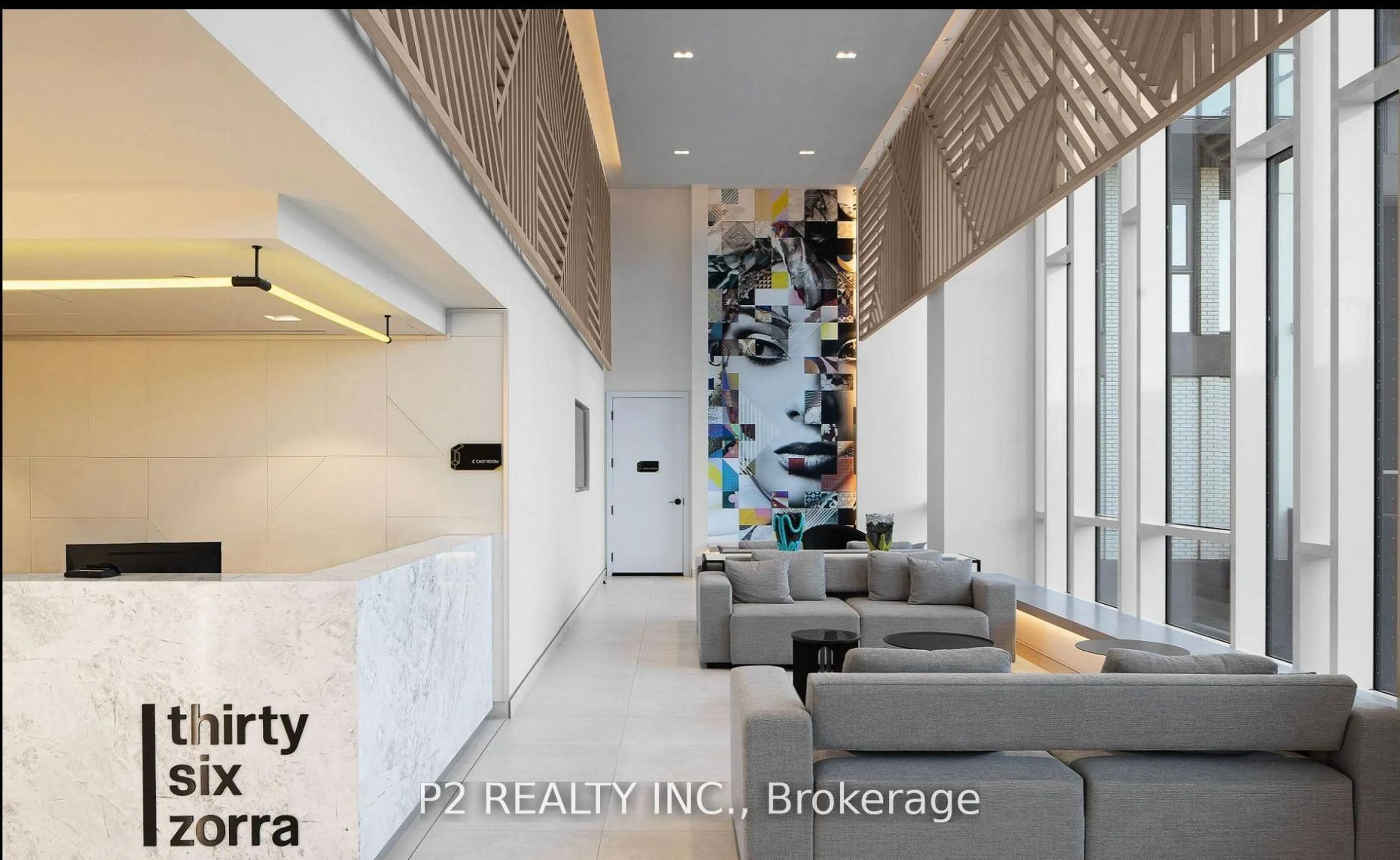 Lobby for 36 Zorra St #631, Toronto Ontario M8Z 0G5
