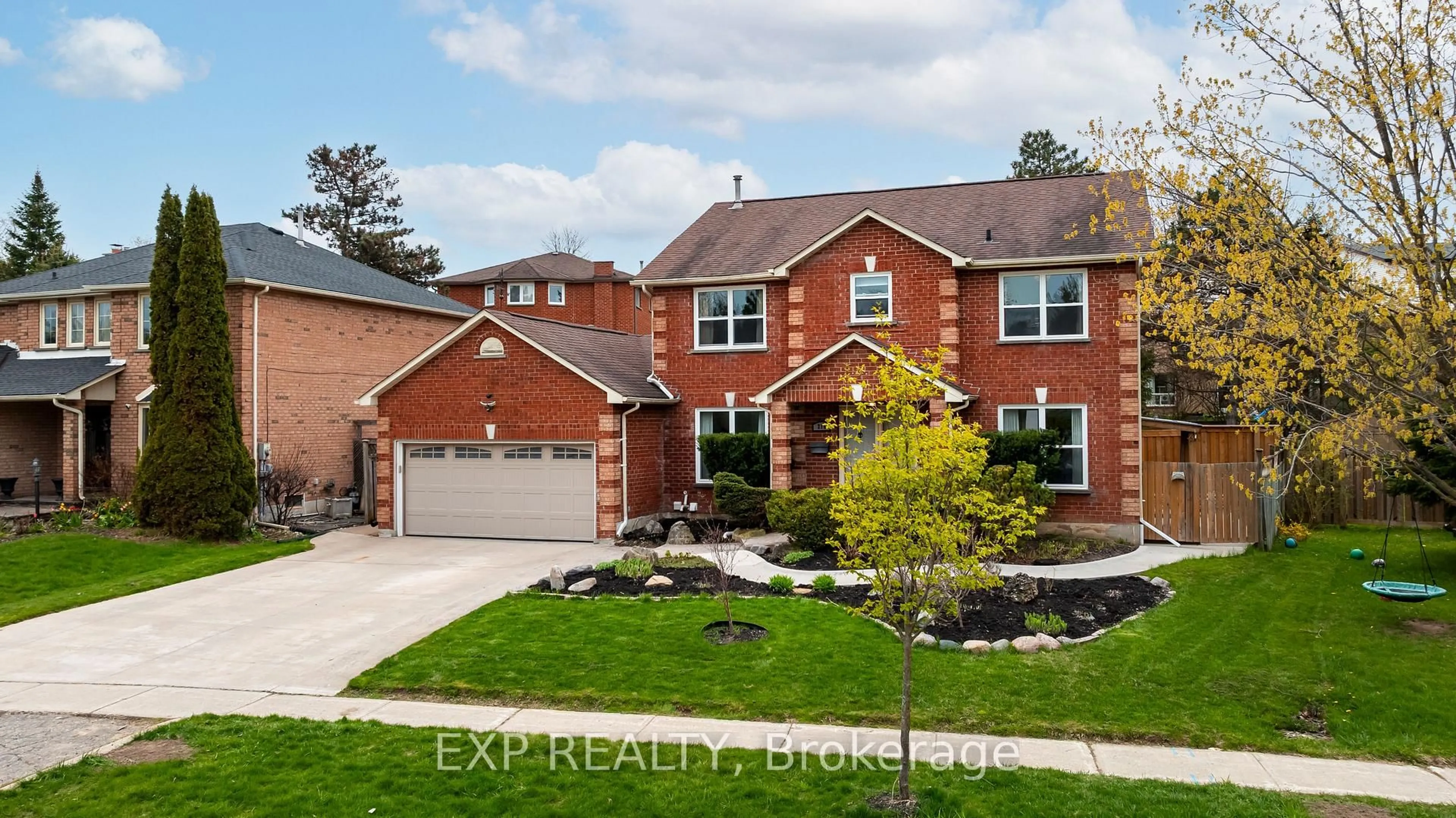 Home with brick exterior material, street for 218 Kensington Pl, Orangeville Ontario L9W 4G7