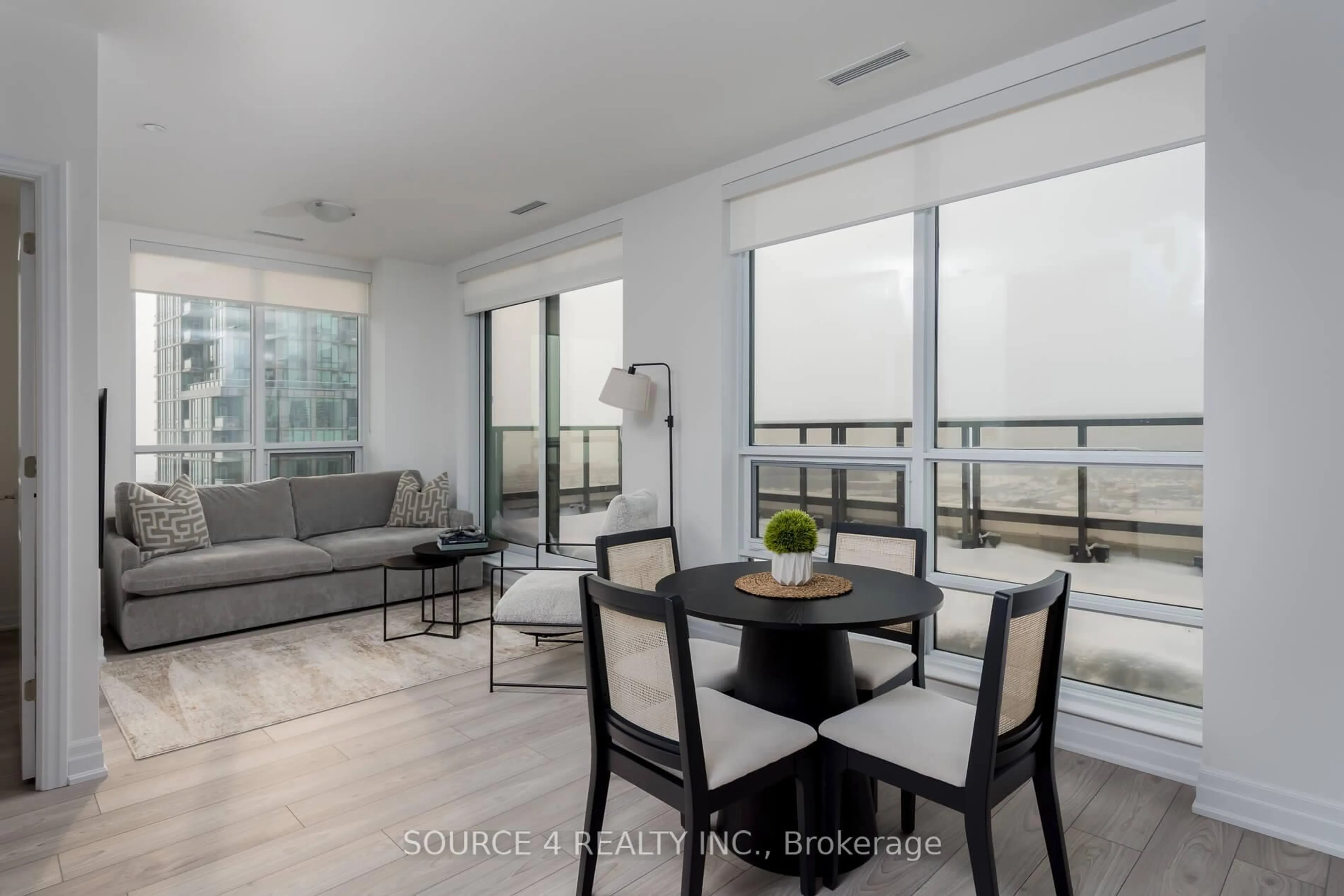 Living room with furniture, unknown for 36 Elm Dr #2708, Mississauga Ontario L5B 0N3