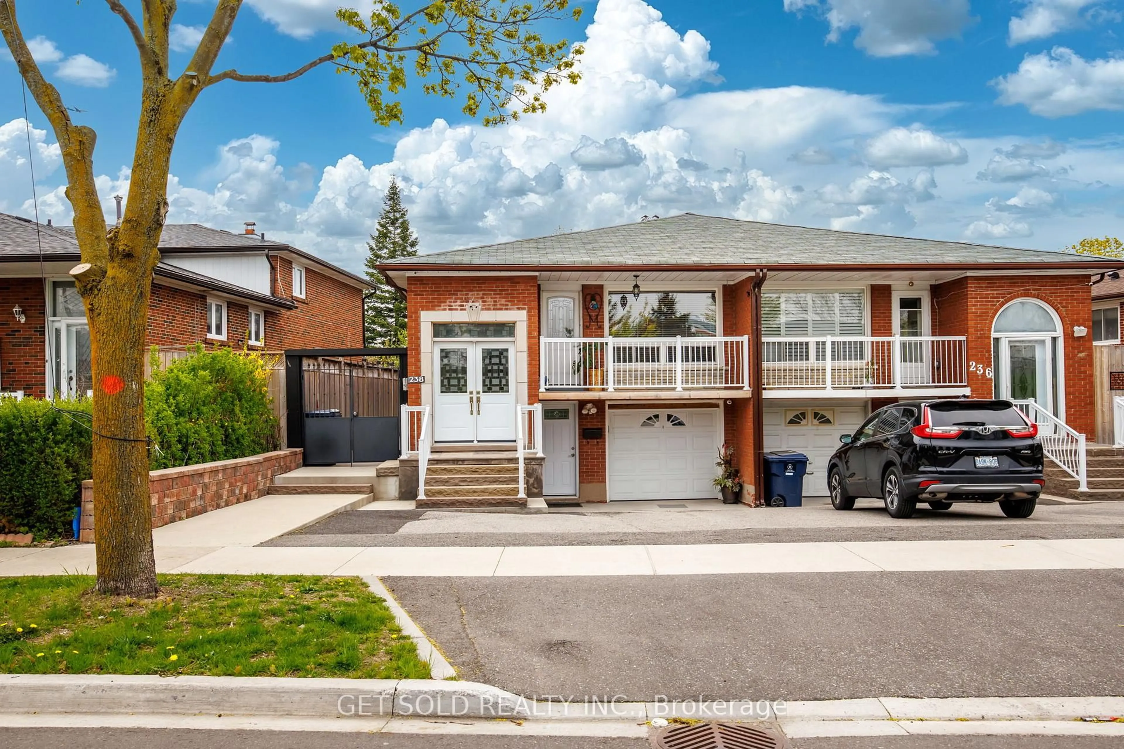 Home with brick exterior material, street for 238 Firgrove Cres, Toronto Ontario M3N 1K8