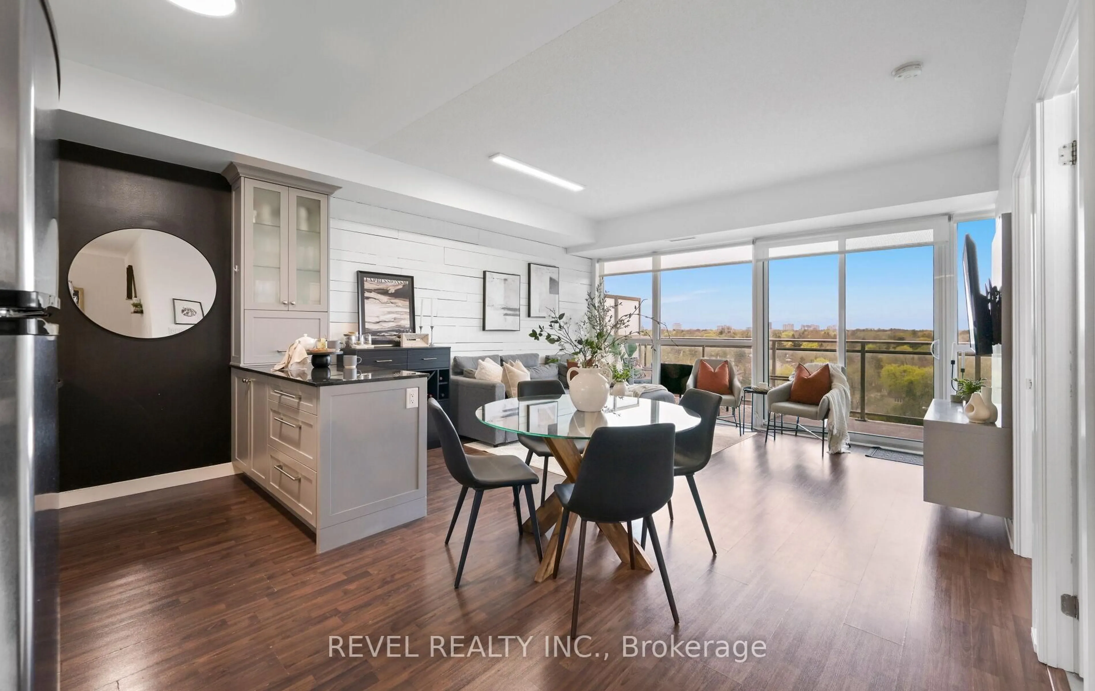 Open concept kitchen, unknown for 5101 Dundas St #801, Toronto Ontario M9A 5G8
