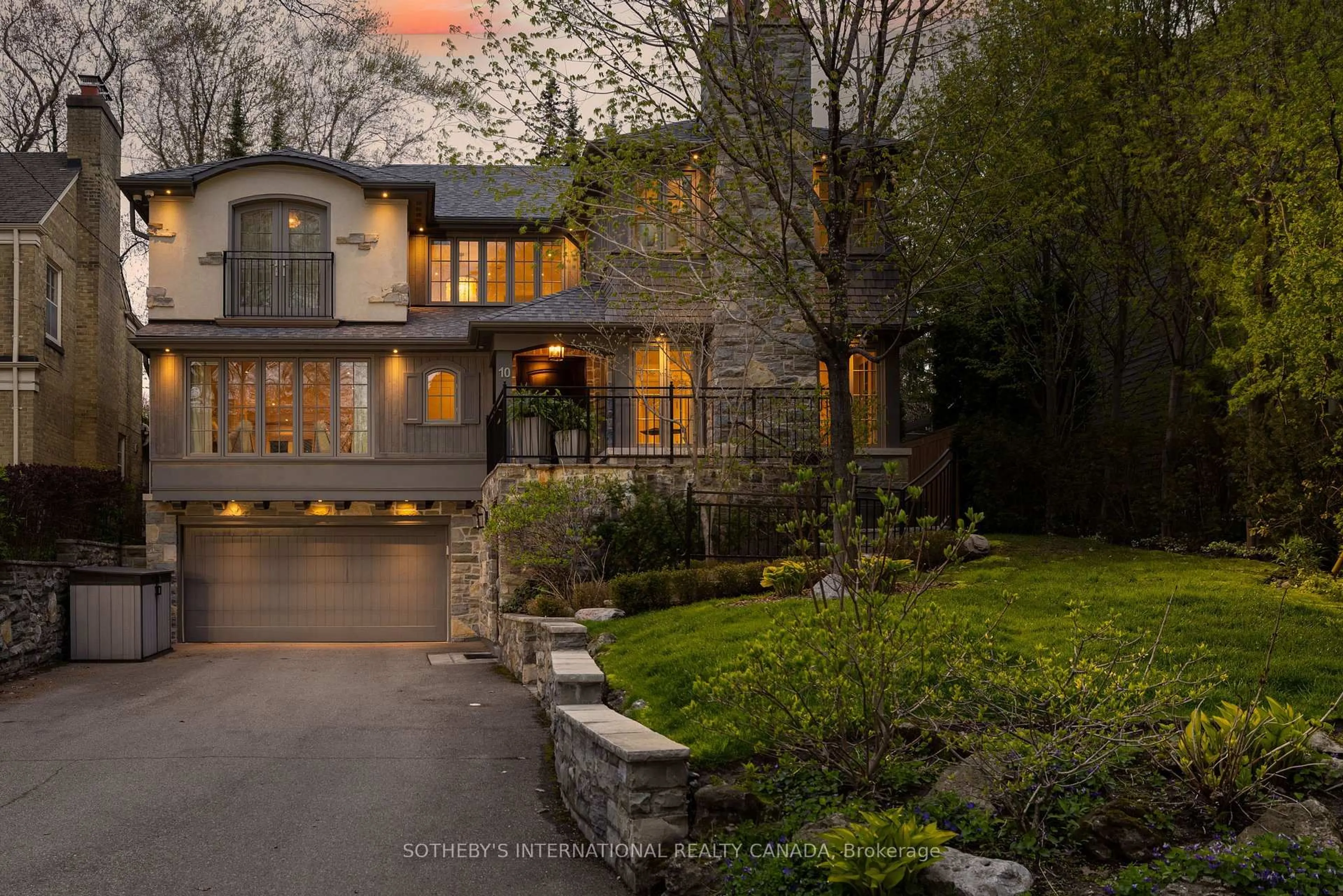 Home with brick exterior material, street for 10 Queen Mary's Dr, Toronto Ontario M8X 1S2