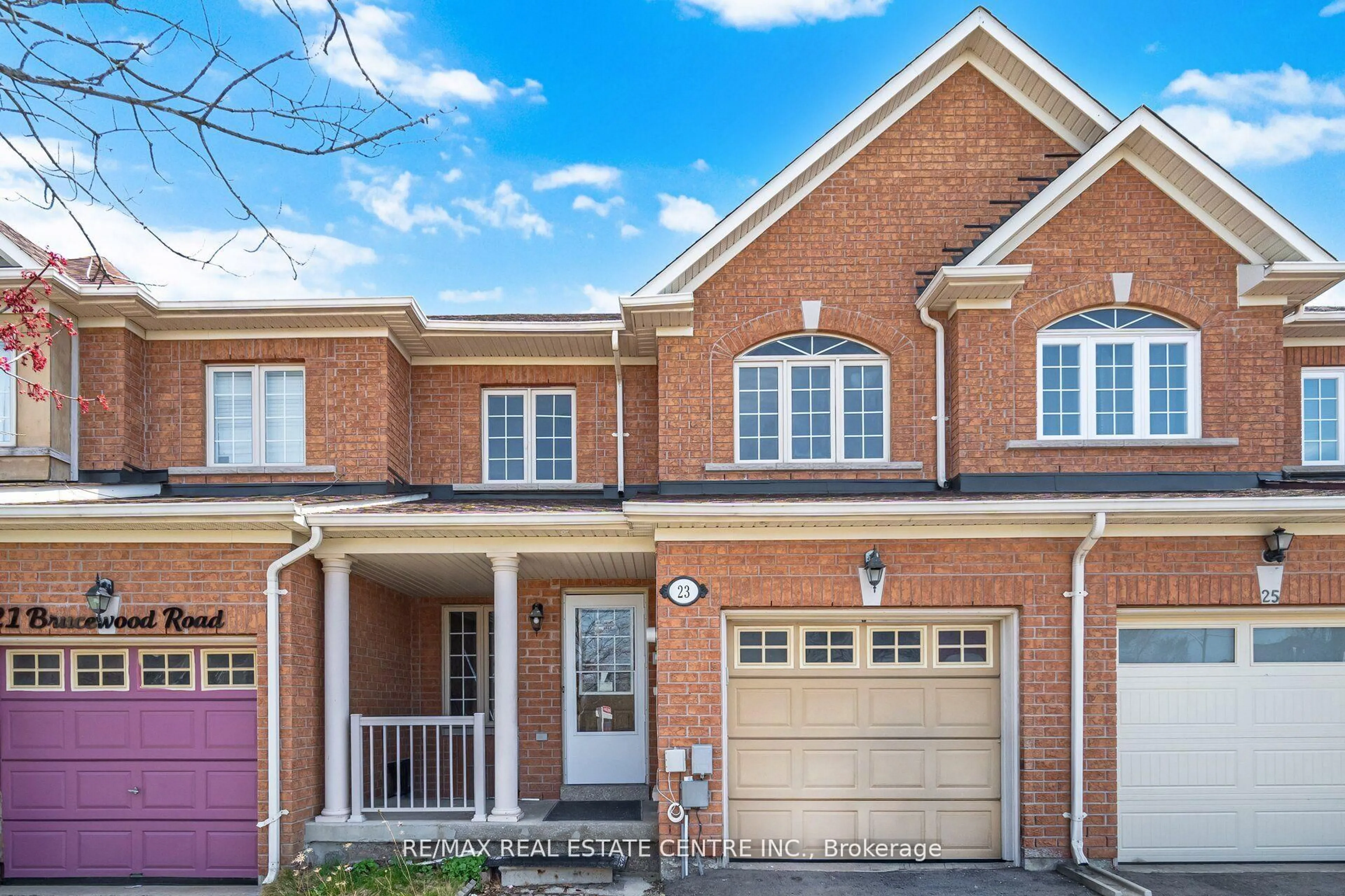 Home with brick exterior material, street for 23 Brucewood Rd, Brampton Ontario L6R 3N1