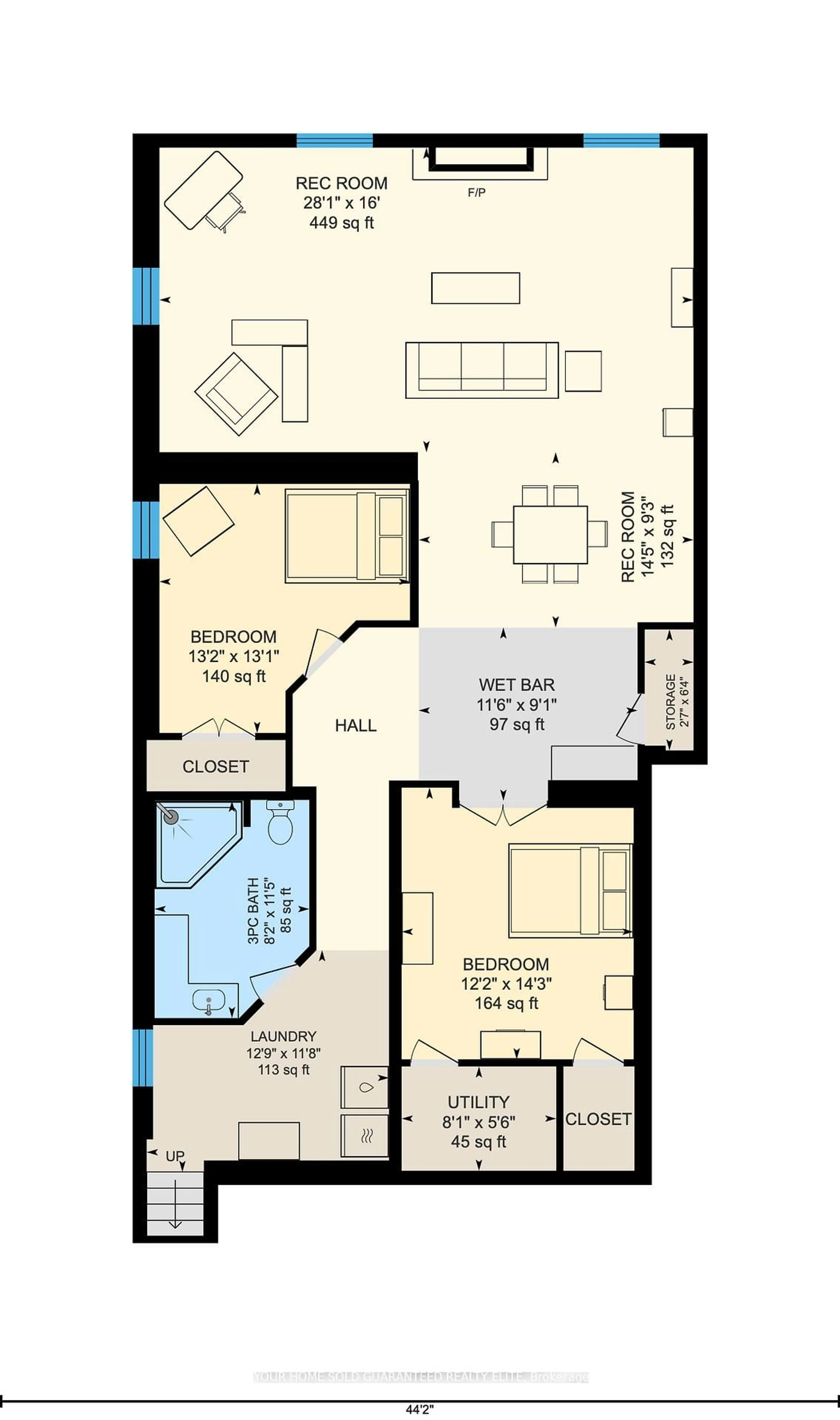Floor plan for 632 Ellengale Rd, Burlington Ontario L7T 3N8