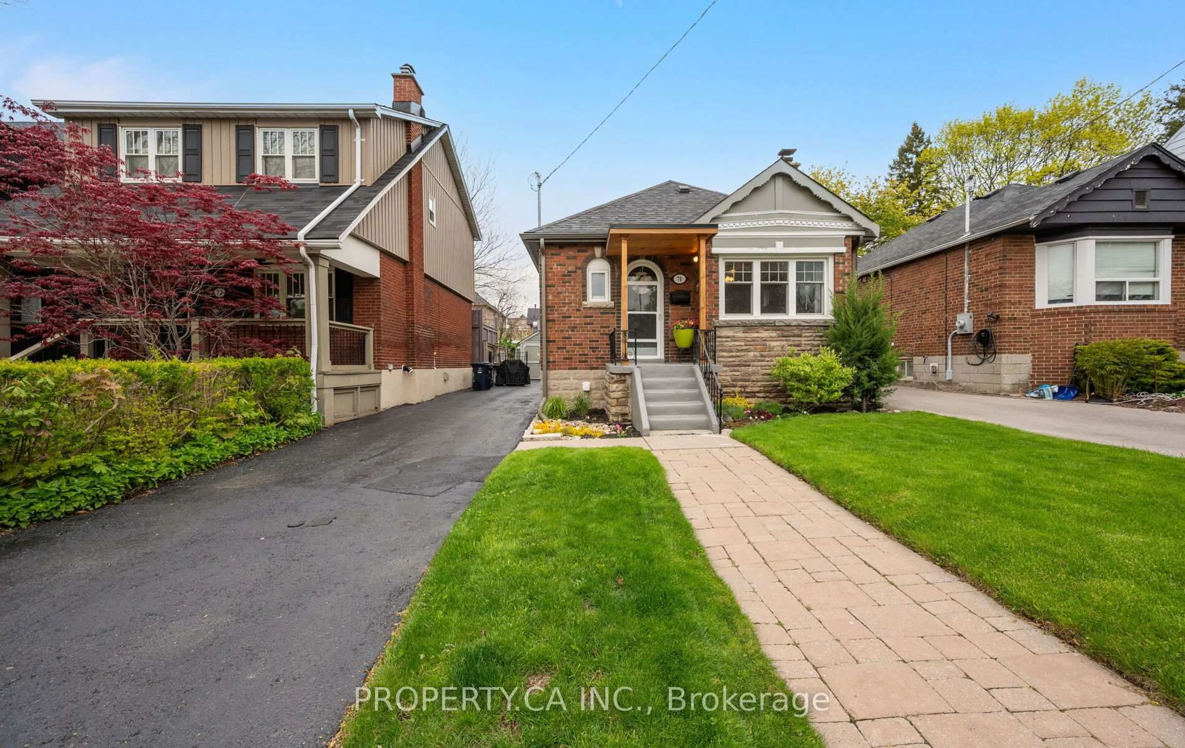 Home with brick exterior material, street for 74 William St, Toronto Ontario M9N 2G7