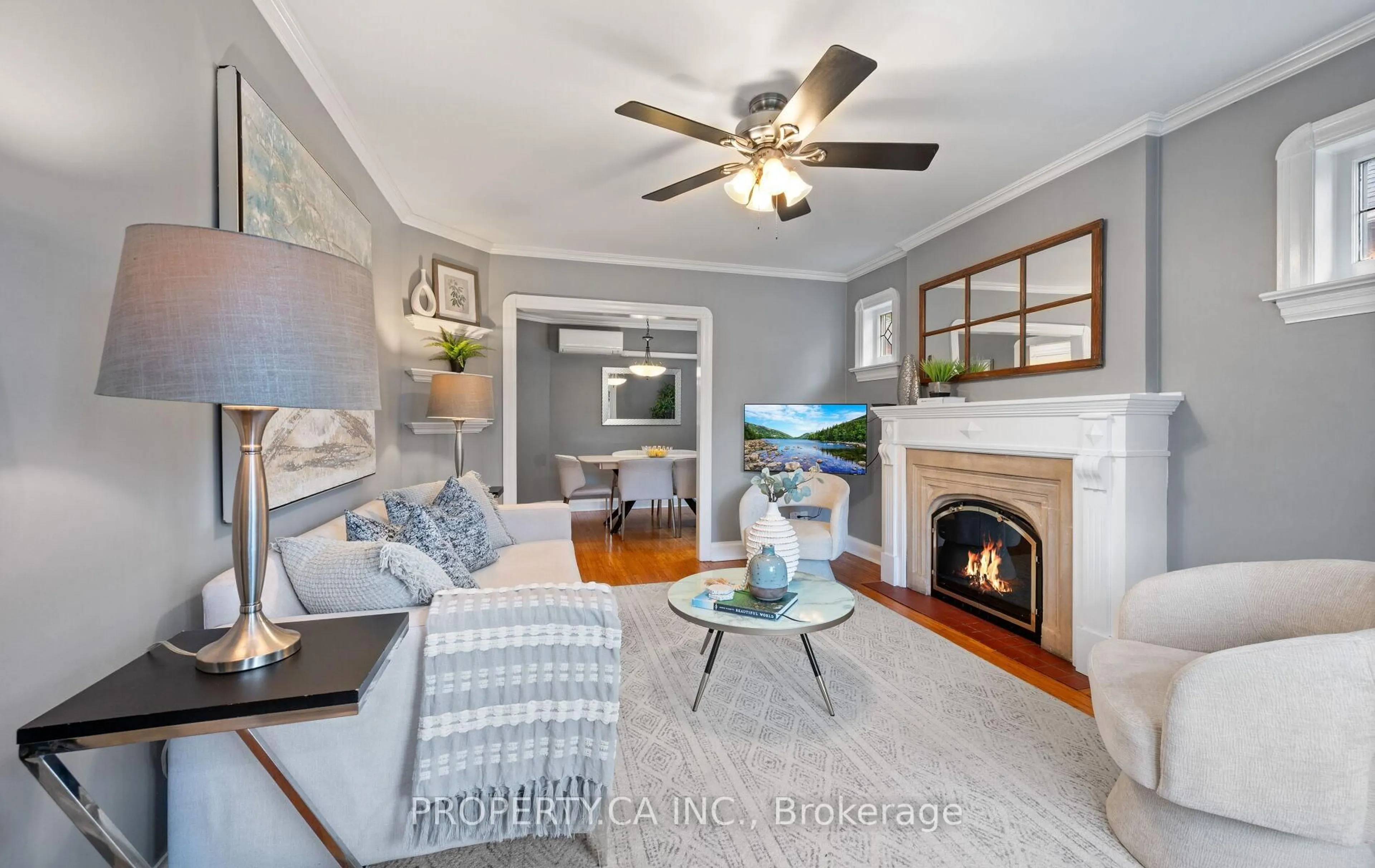 Living room with furniture, unknown for 74 William St, Toronto Ontario M9N 2G7