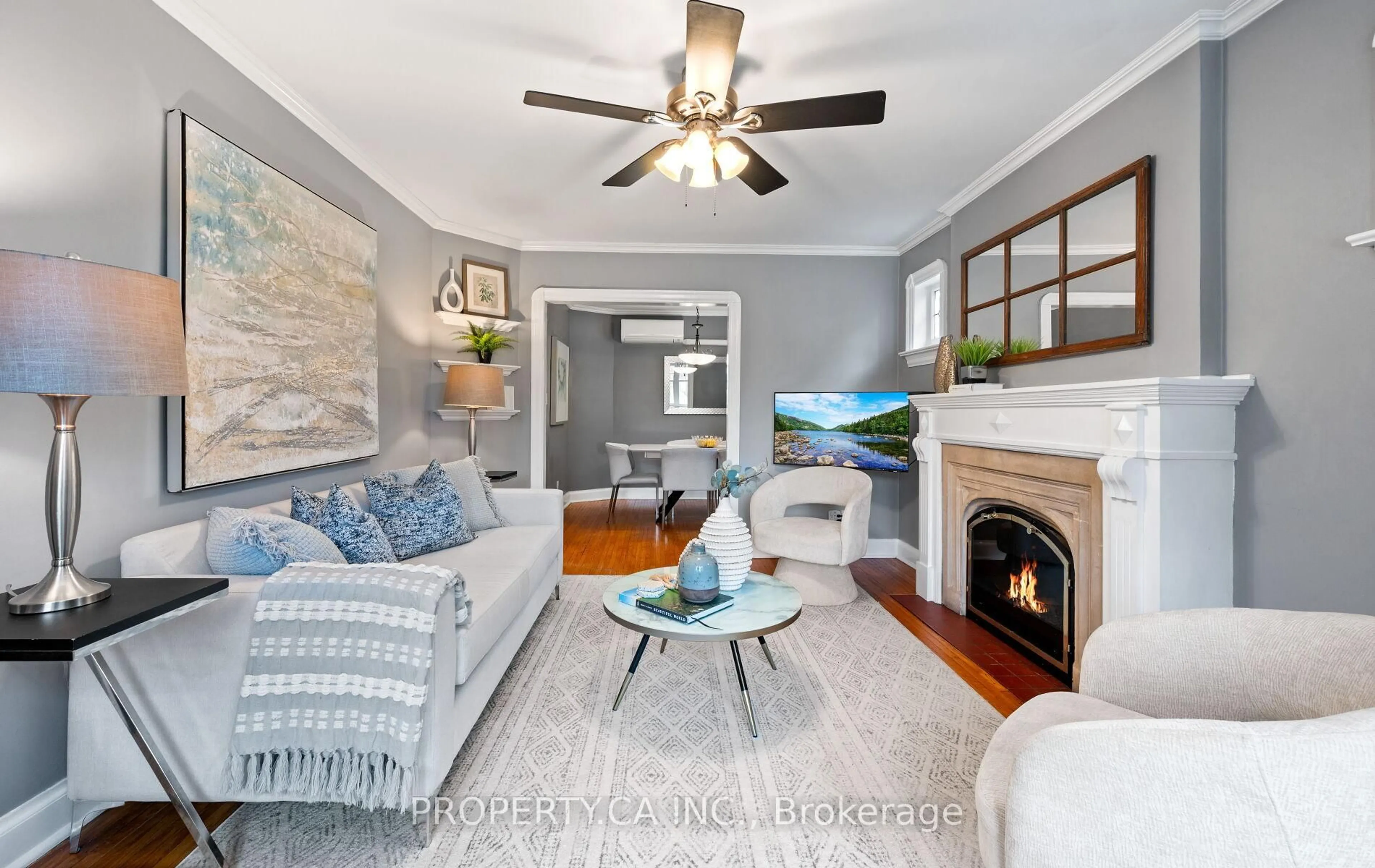 Living room with furniture, unknown for 74 William St, Toronto Ontario M9N 2G7